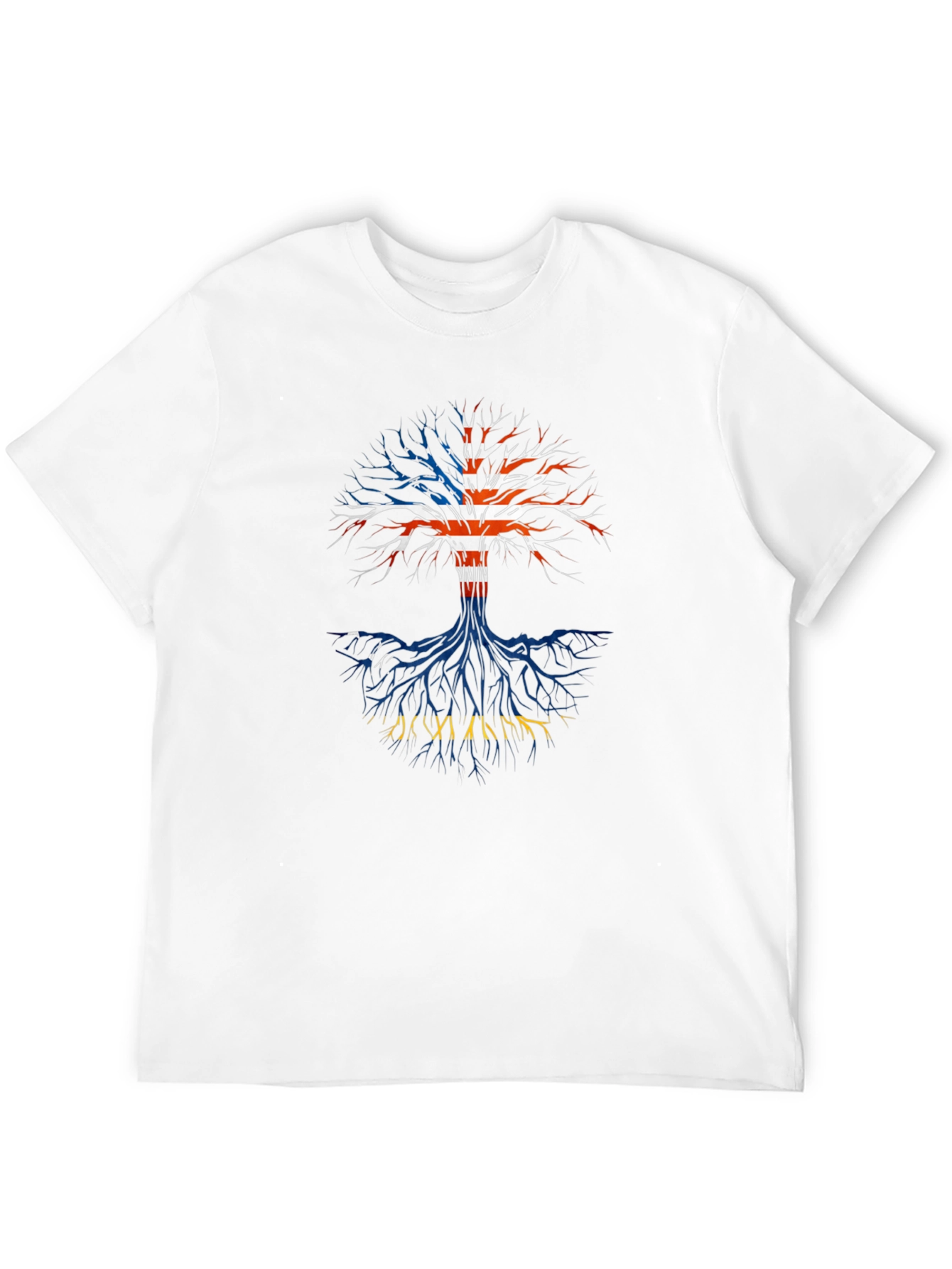 Black Patriotic Tree Graphic Tee view 12