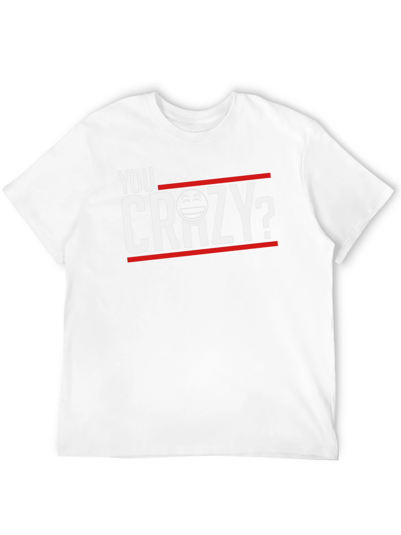 Black You Crazy? Graphic Tee - Black Short Sleeve Crew Neck T-Shirt view 12