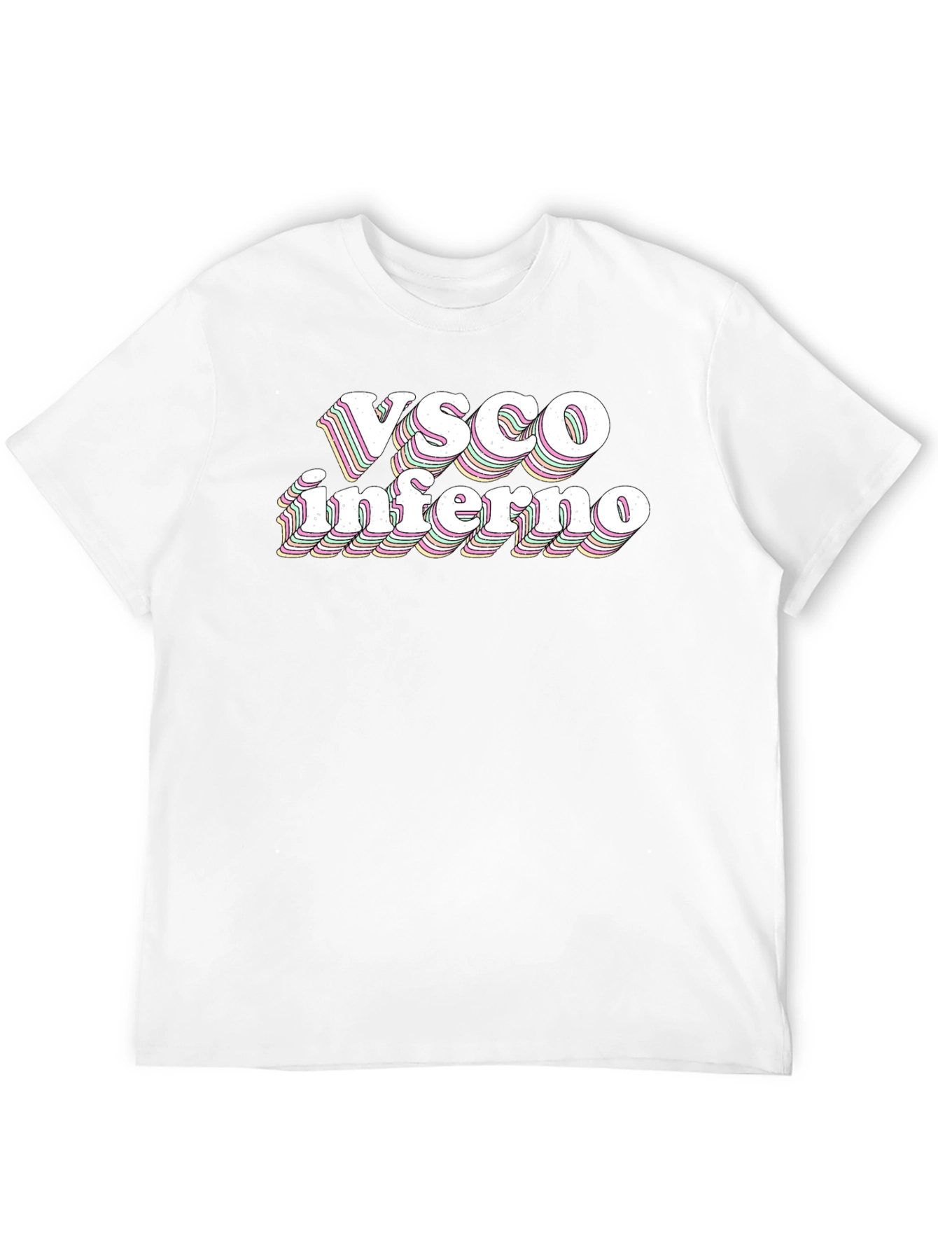 Black VSCO Inferno Graphic T-Shirt - Retro Style Tee view 12