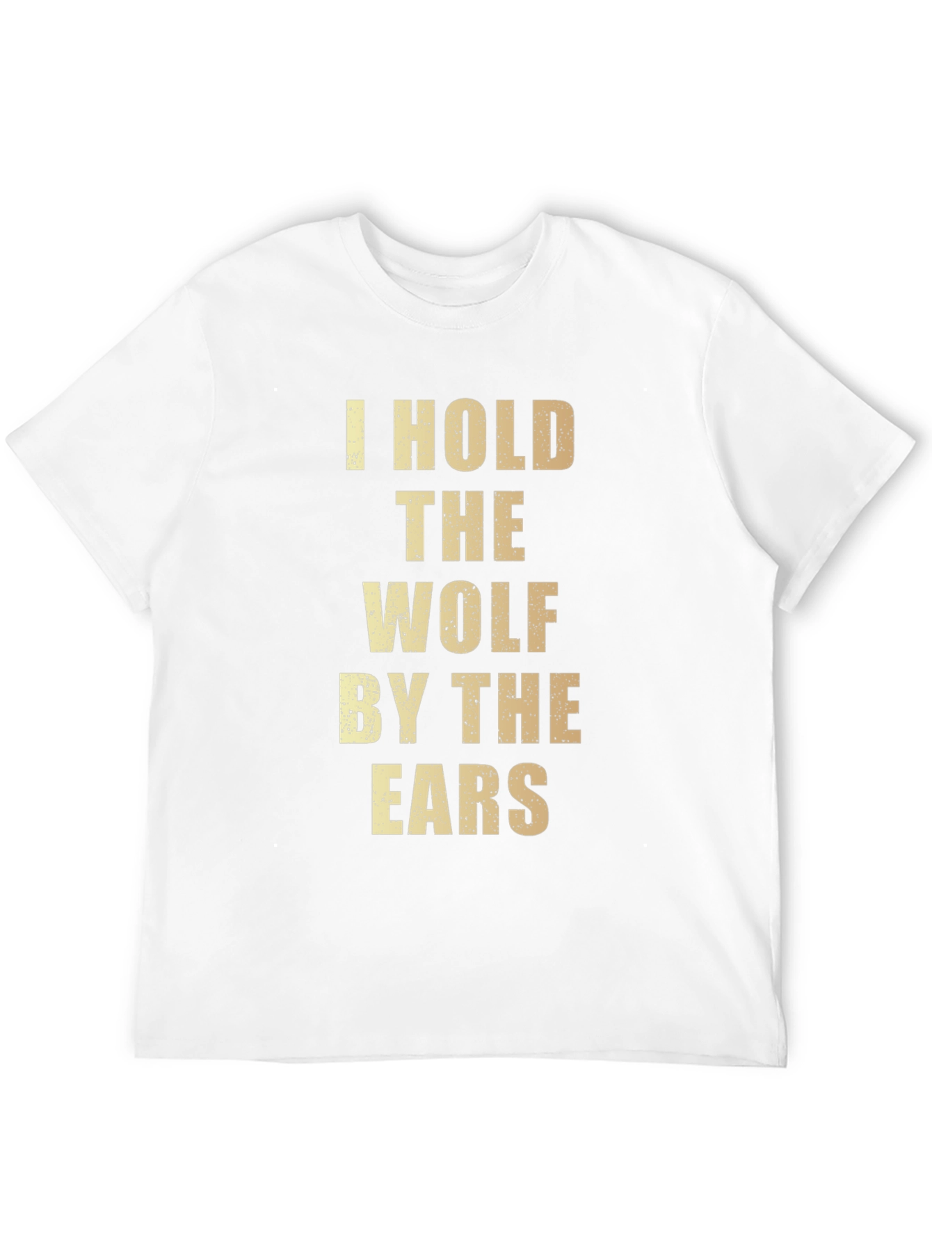 Black I Hold The Wolf By The Ears Graphic T-Shirt view 12