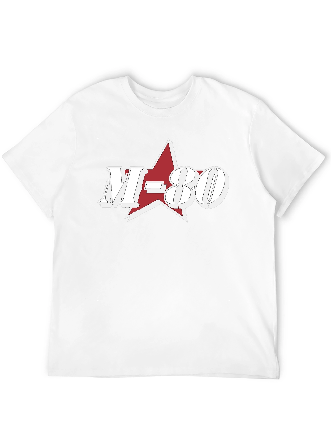 Black M-80 Star Graphic Black T-Shirt view 12