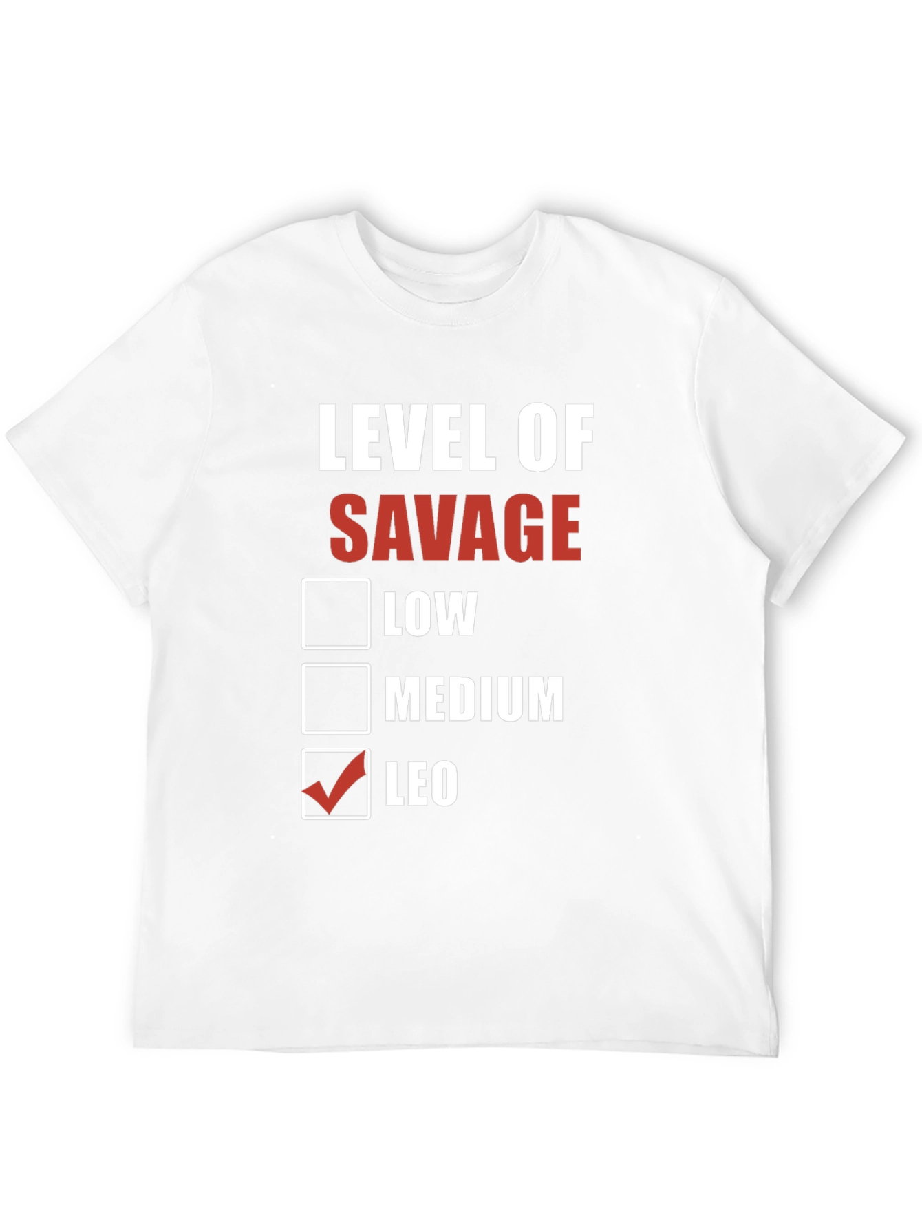 Black Level of Savage T-Shirt - Leo Edition view 12