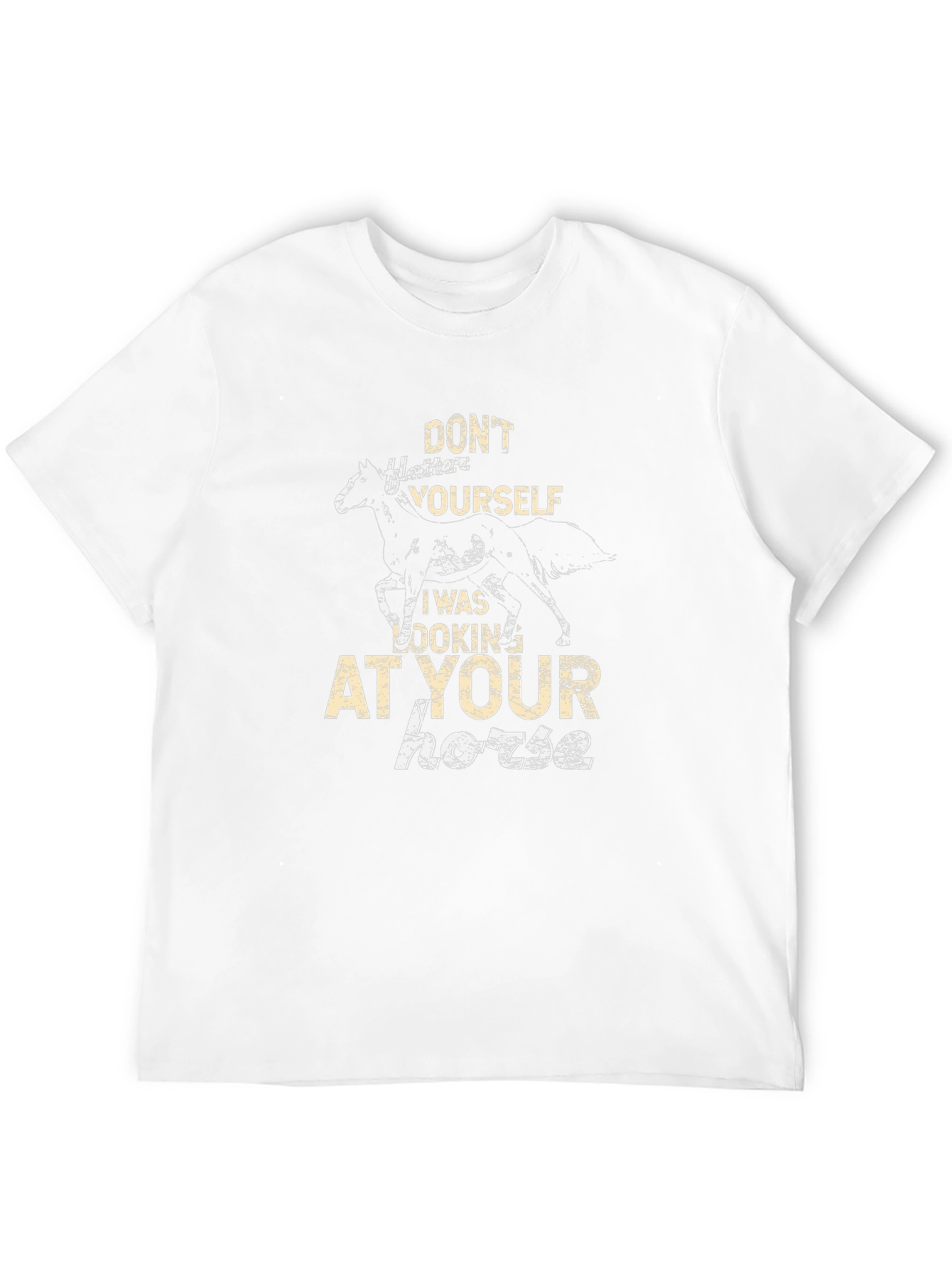 Black Horse Lover T-Shirt: Don't Flatter Yourself view 12