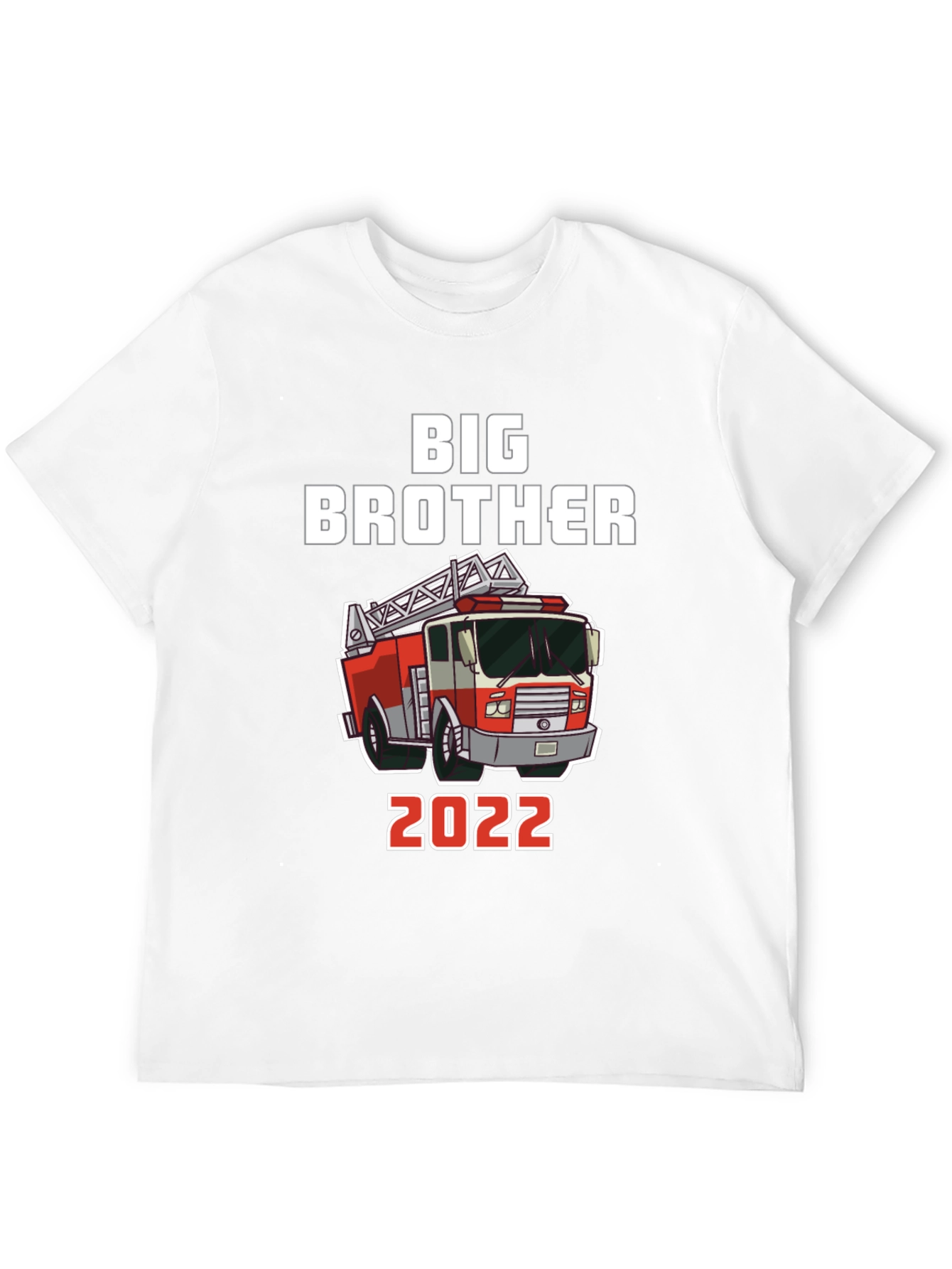 Black Big Brother Fire Truck 2022 T-Shirt view 12