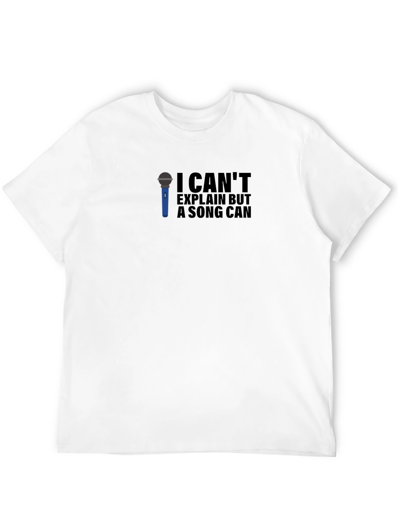 Black I Can't Explain But A Song Can Graphic Tee view 12