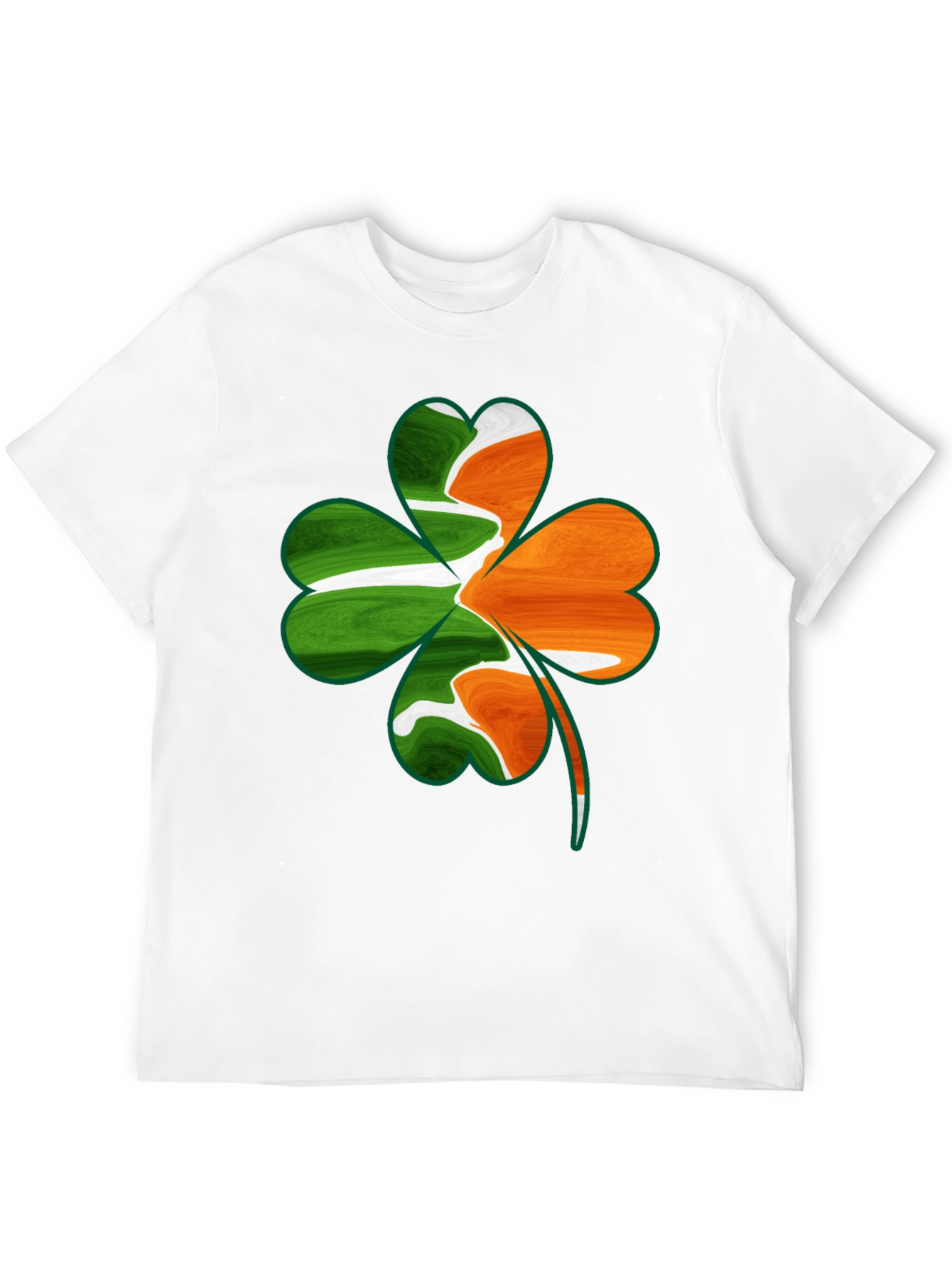 Black Irish Shamrock Graphic Tee - St. Patrick's Day view 12