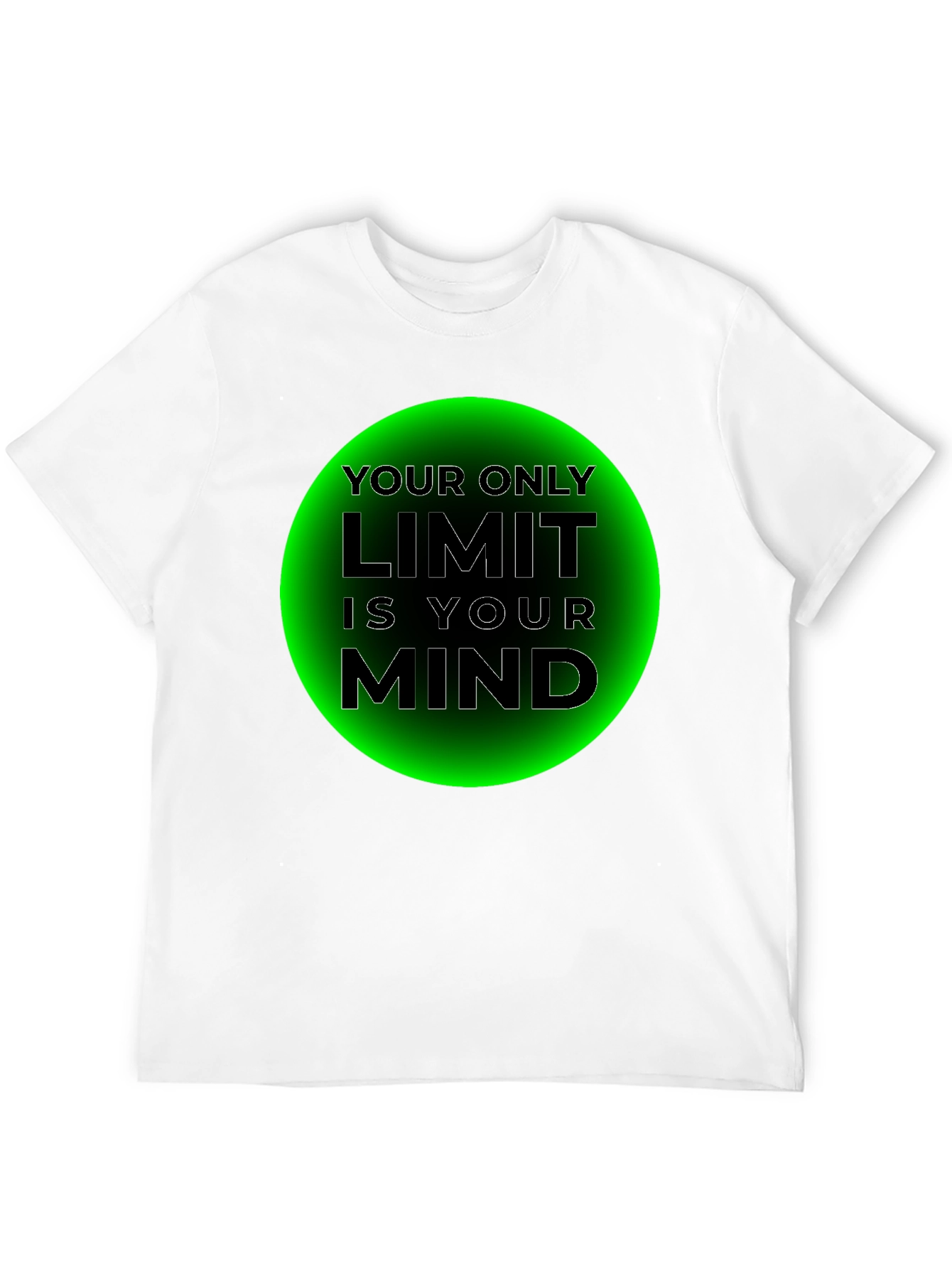 Black Limit is Your Mind Graphic T-Shirt view 12