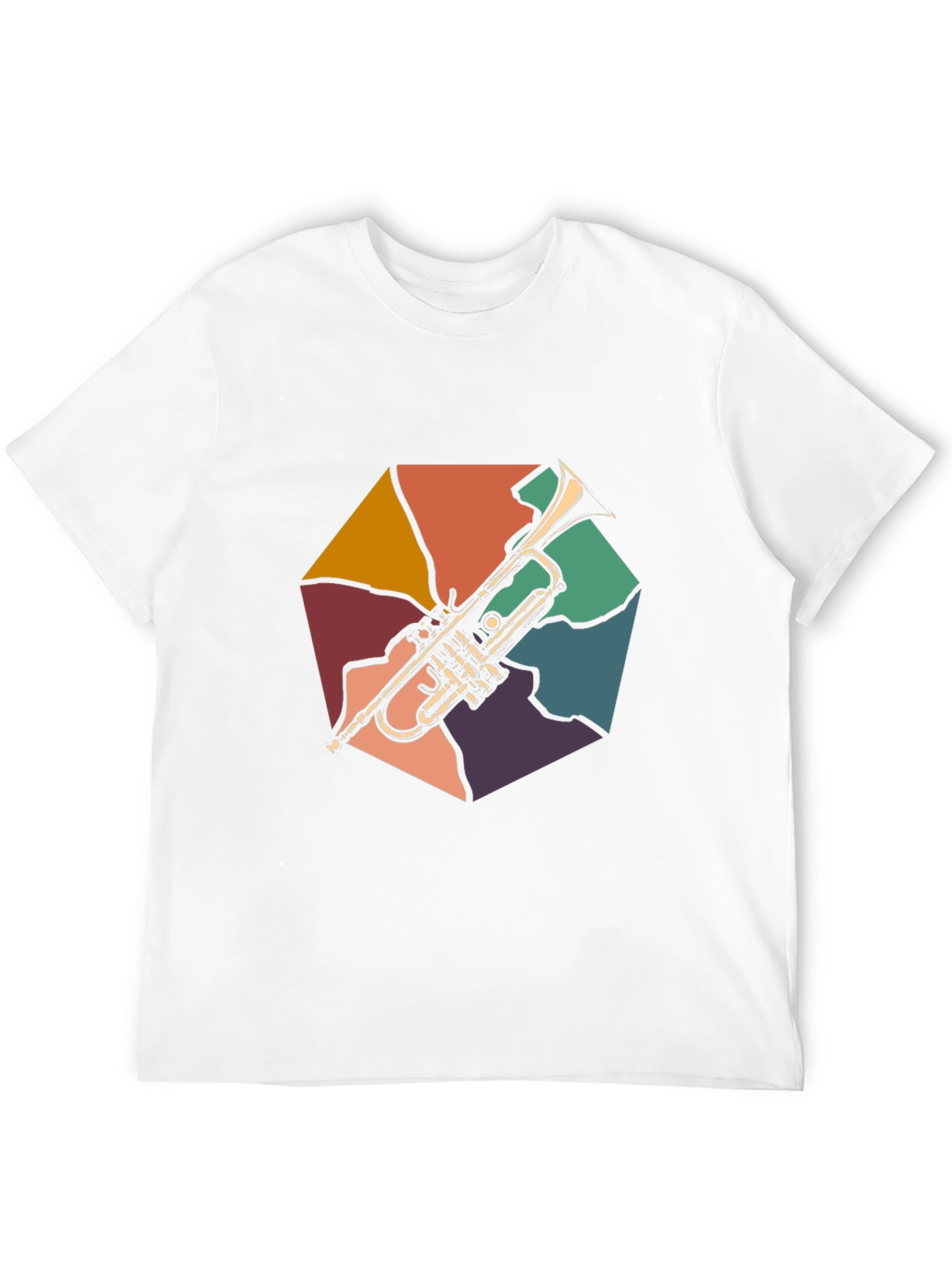 Black Trumpet Retro T-Shirt - Black view 12