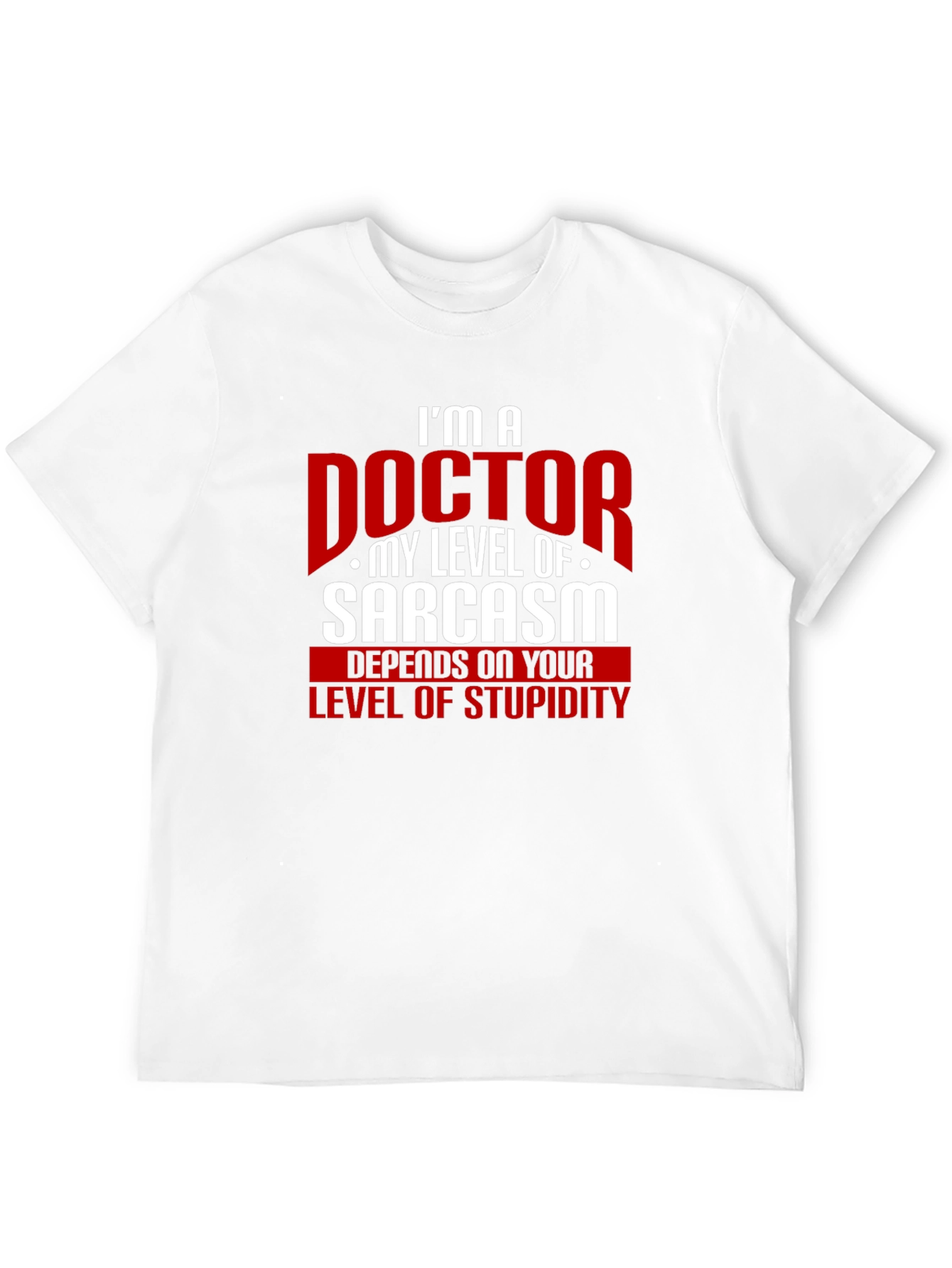 Black I'm a Doctor Sarcasm Graphic Tee view 12