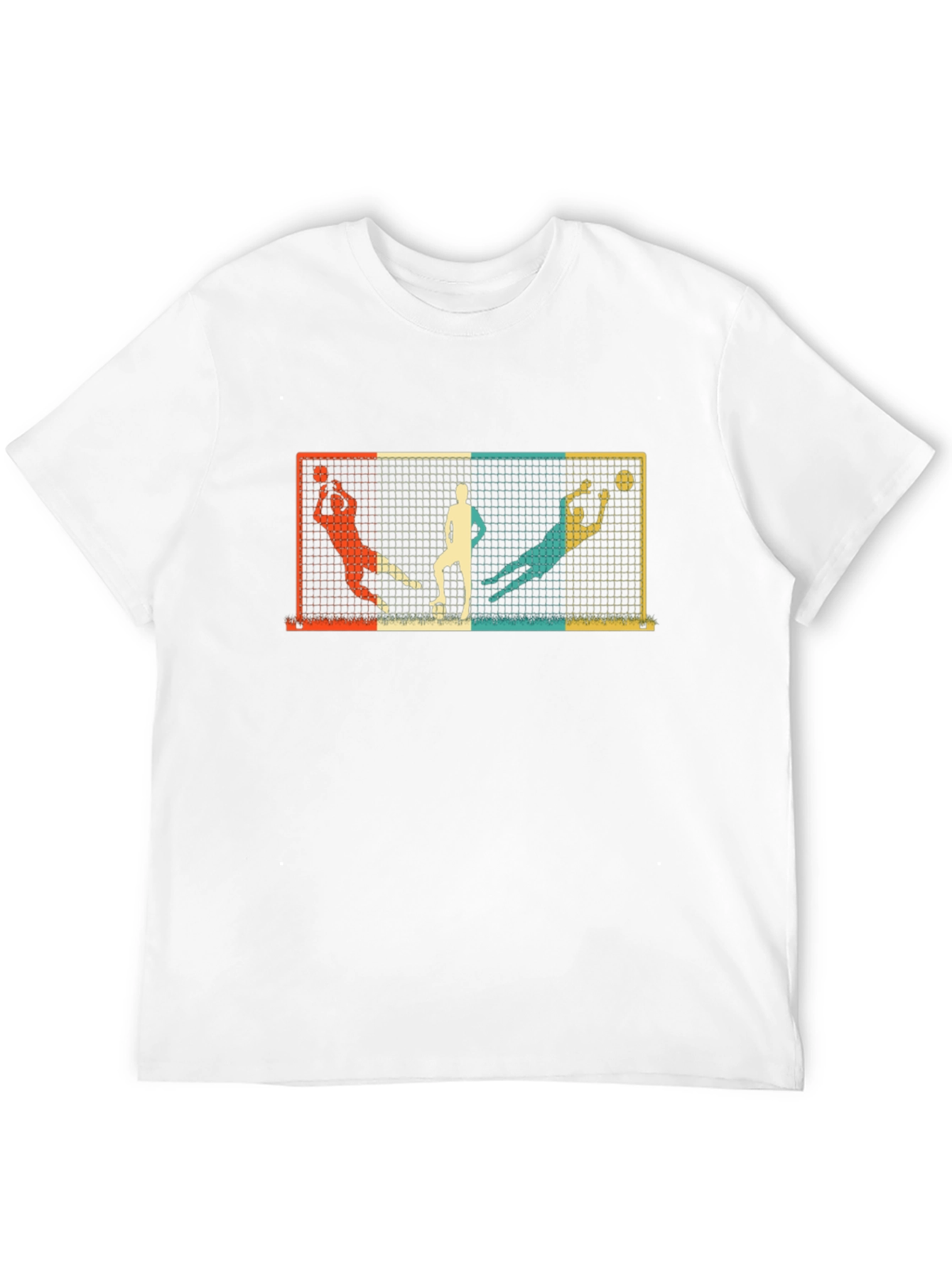 Black Retro Goalie Graphic T-Shirt view 12