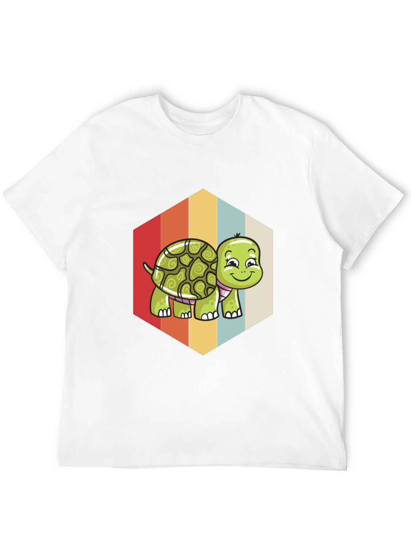 Black Retro Turtle T-Shirt - Cute Graphic Tee view 12