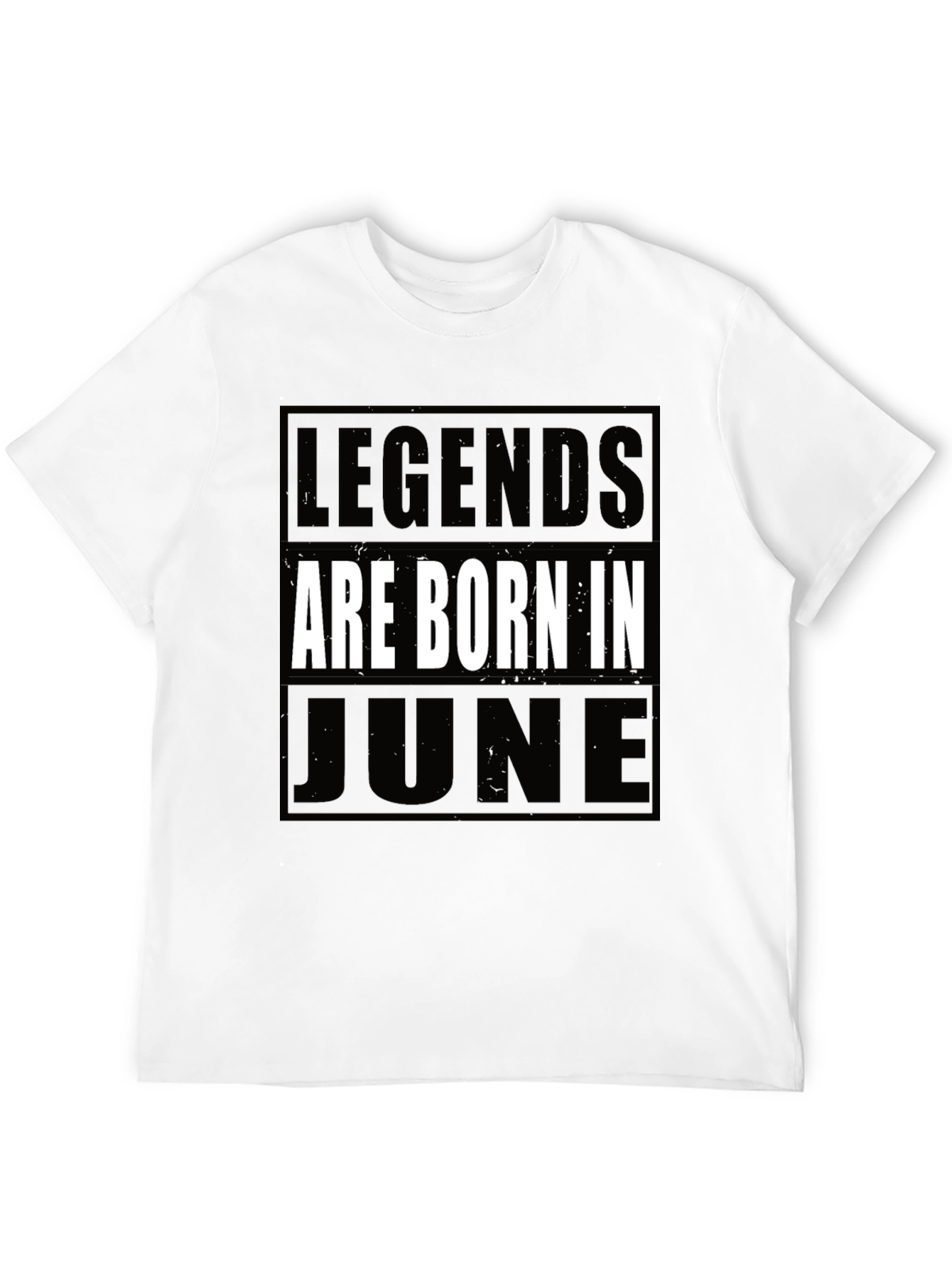 Black Legends Are Born In June T-Shirt view 12