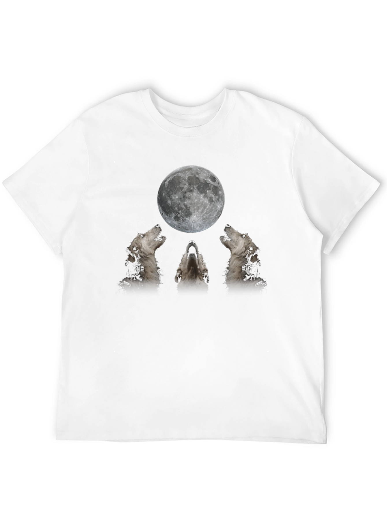 Black Wolf Moon Graphic Tee - Black T-Shirt view 12