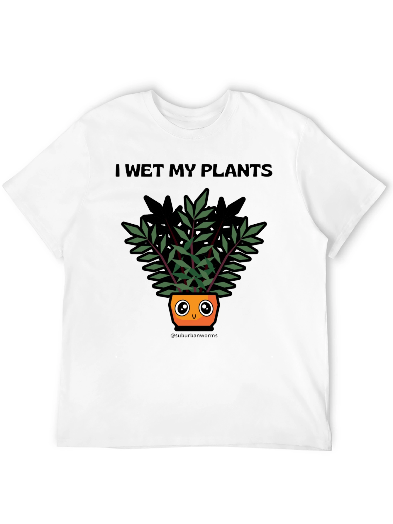 Black I Wet My Plants T-Shirt Funny Plant Lover Tee view 12