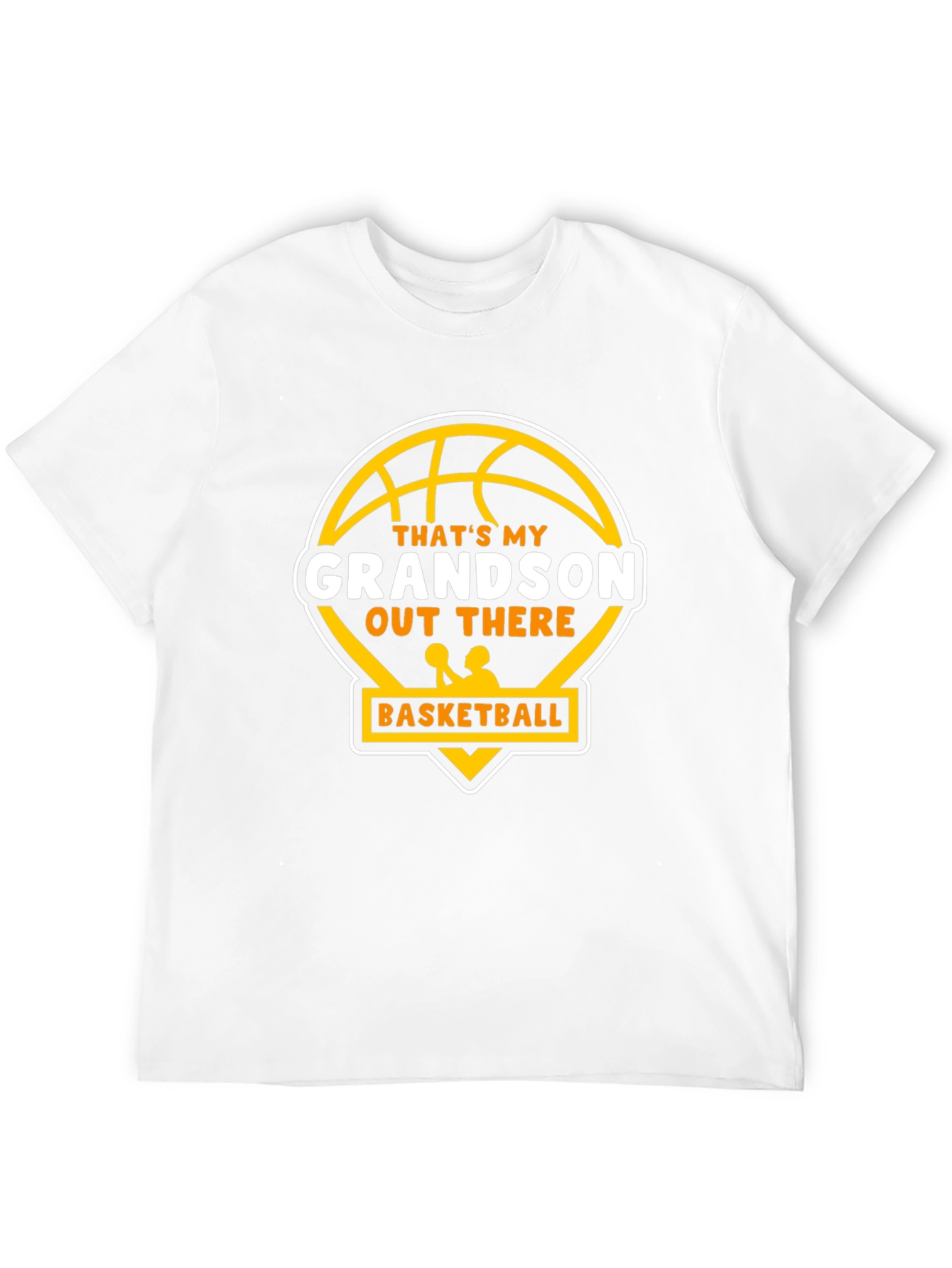 Black That's My Grandson Basketball T-Shirt view 12