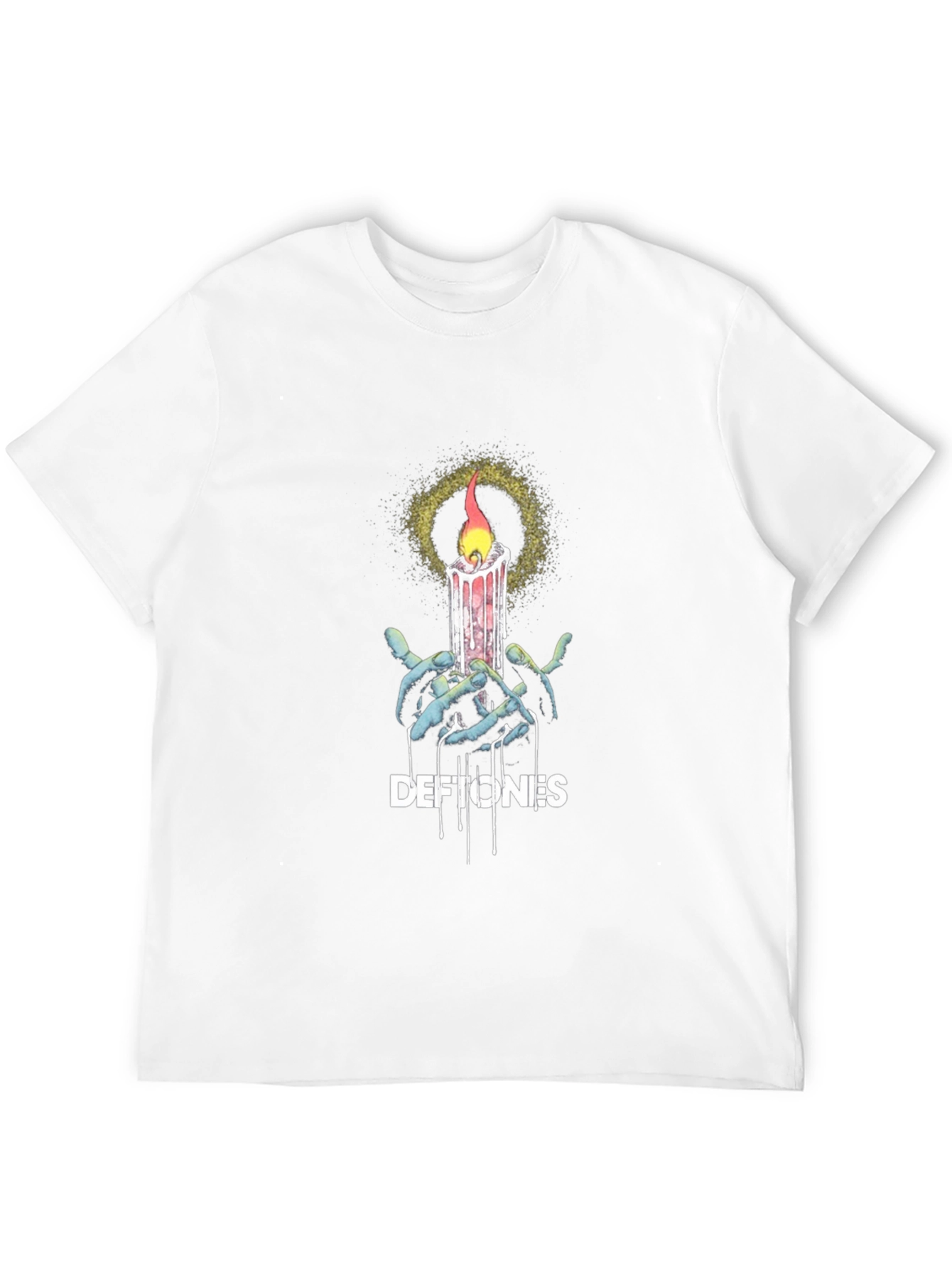 Black Deftones Candle Graphic Black T-Shirt view 12