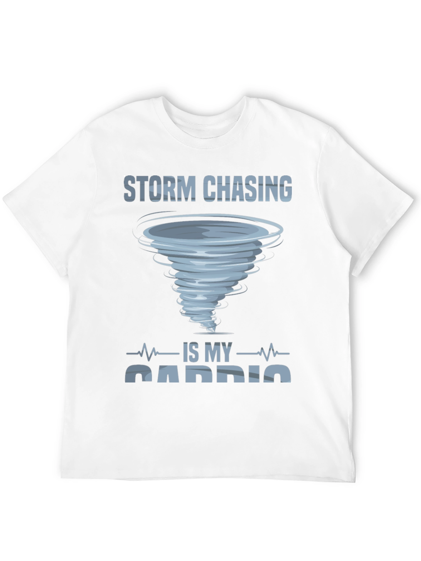 Black Storm Chasing Cardio Graphic T-Shirt view 12