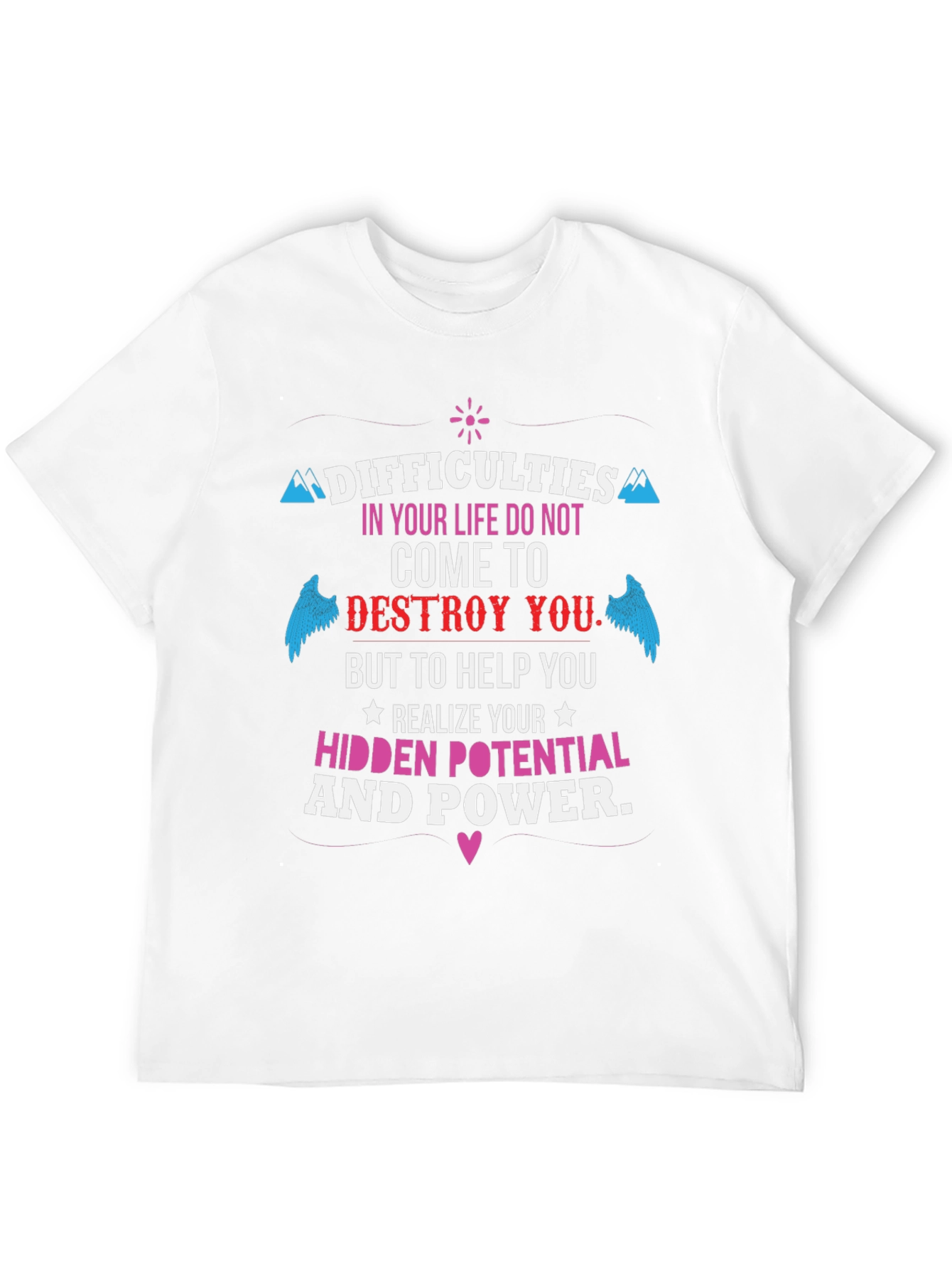 Black Motivational T-Shirt - Hidden Potential & Power view 12