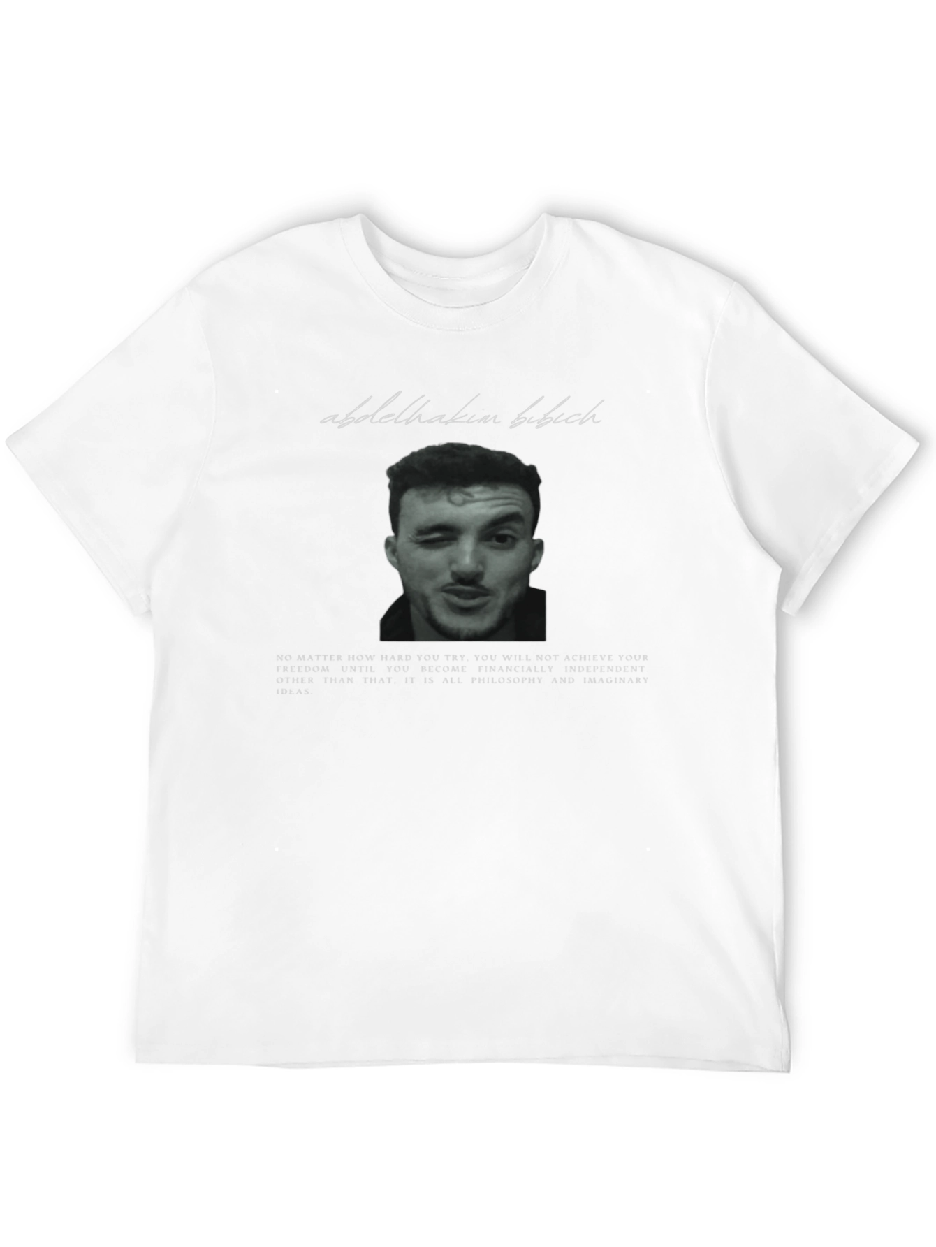 Black Abdelhakim Bibich Graphic T-Shirt view 12