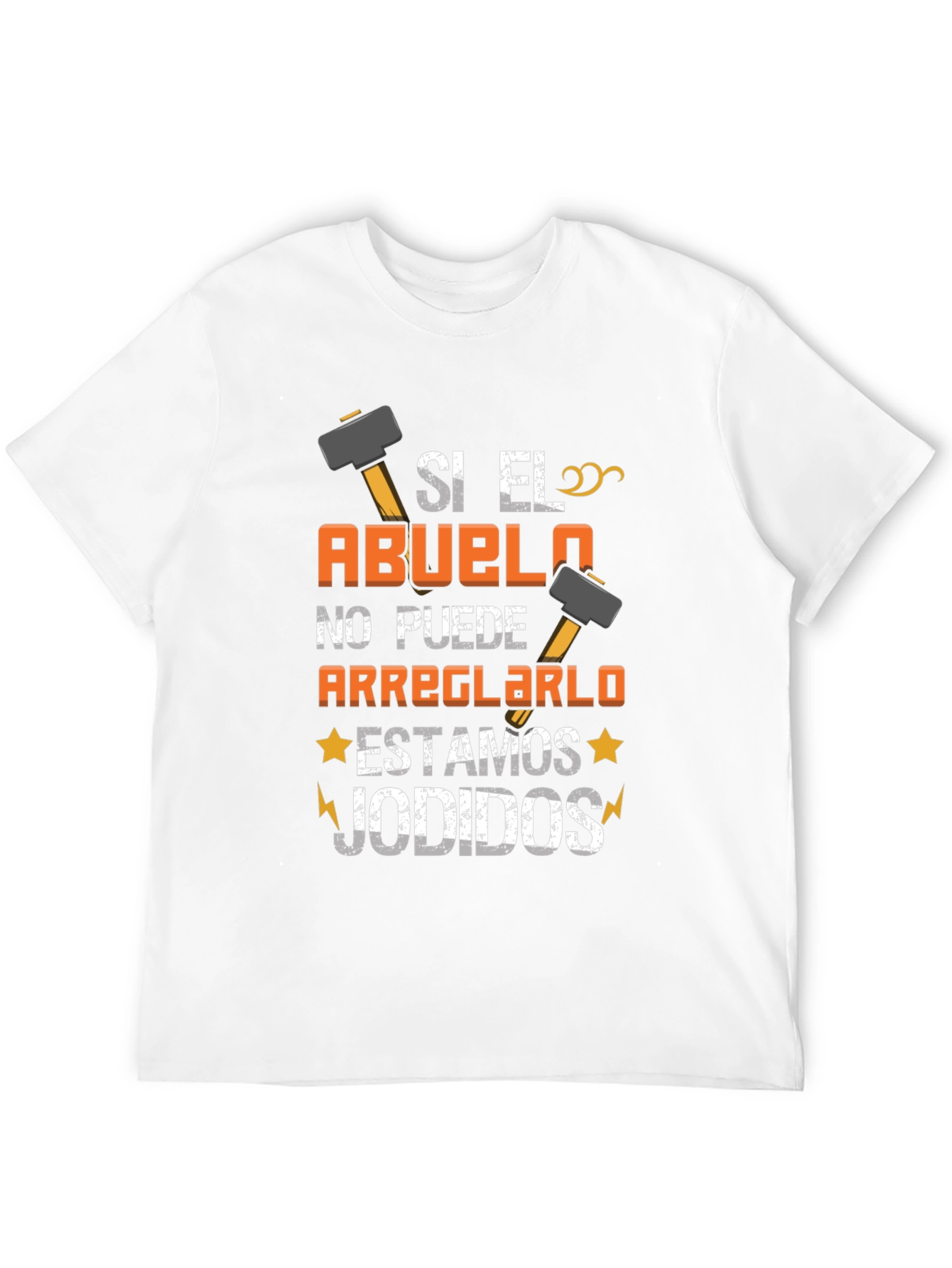 Black Si El Abuelo T-Shirt: Funny Grandpa Fix-It Tee view 12