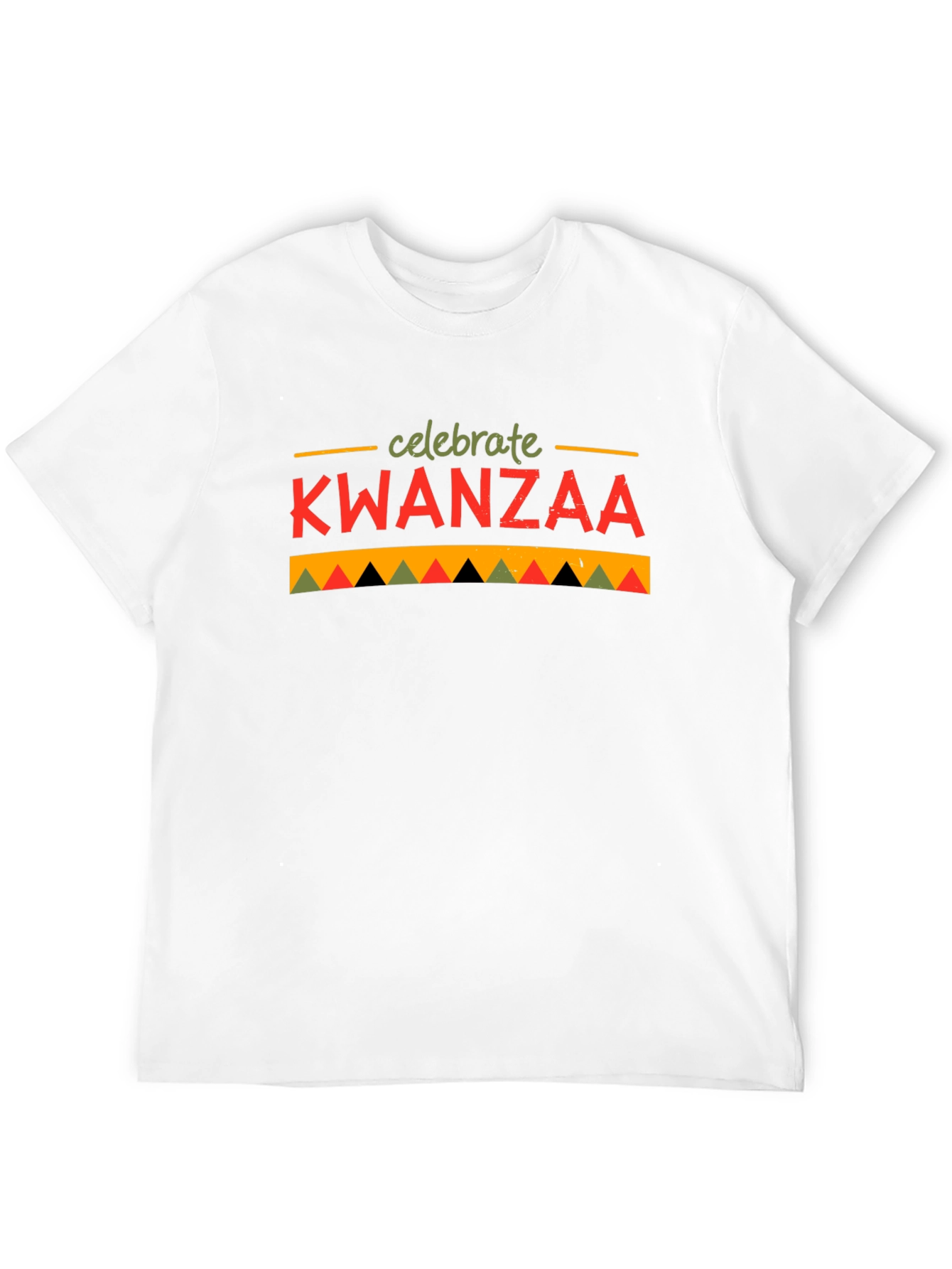 Black Celebrate Kwanzaa Black T-Shirt view 12