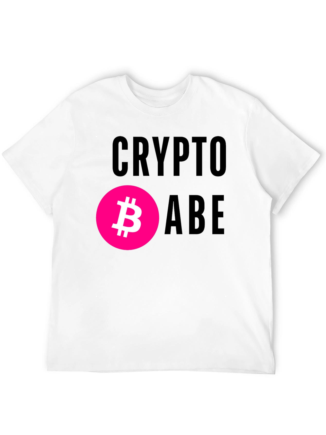 Black Crypto Babe Bitcoin T-Shirt view 12