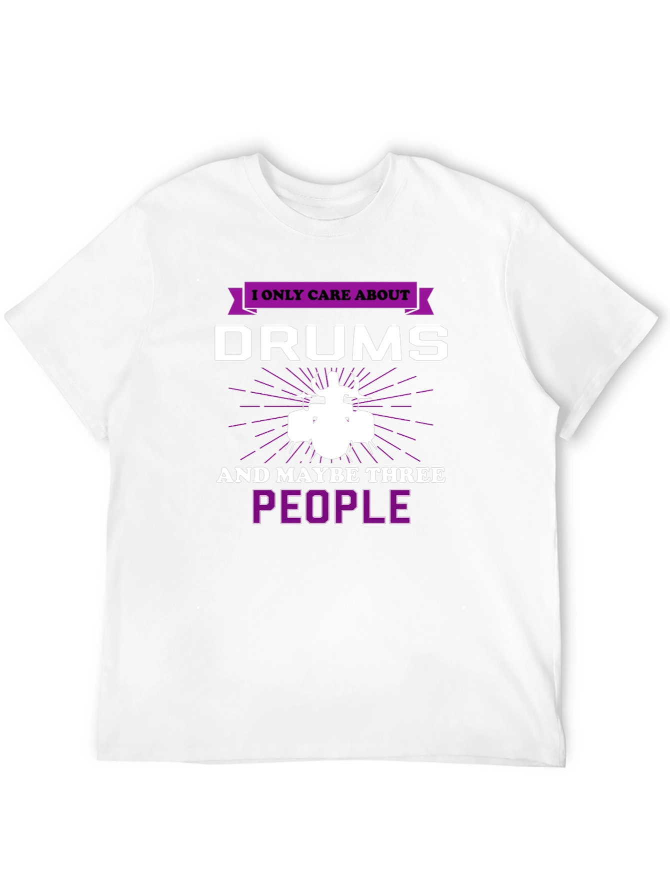 Black Drums & Three People Graphic Tee view 12