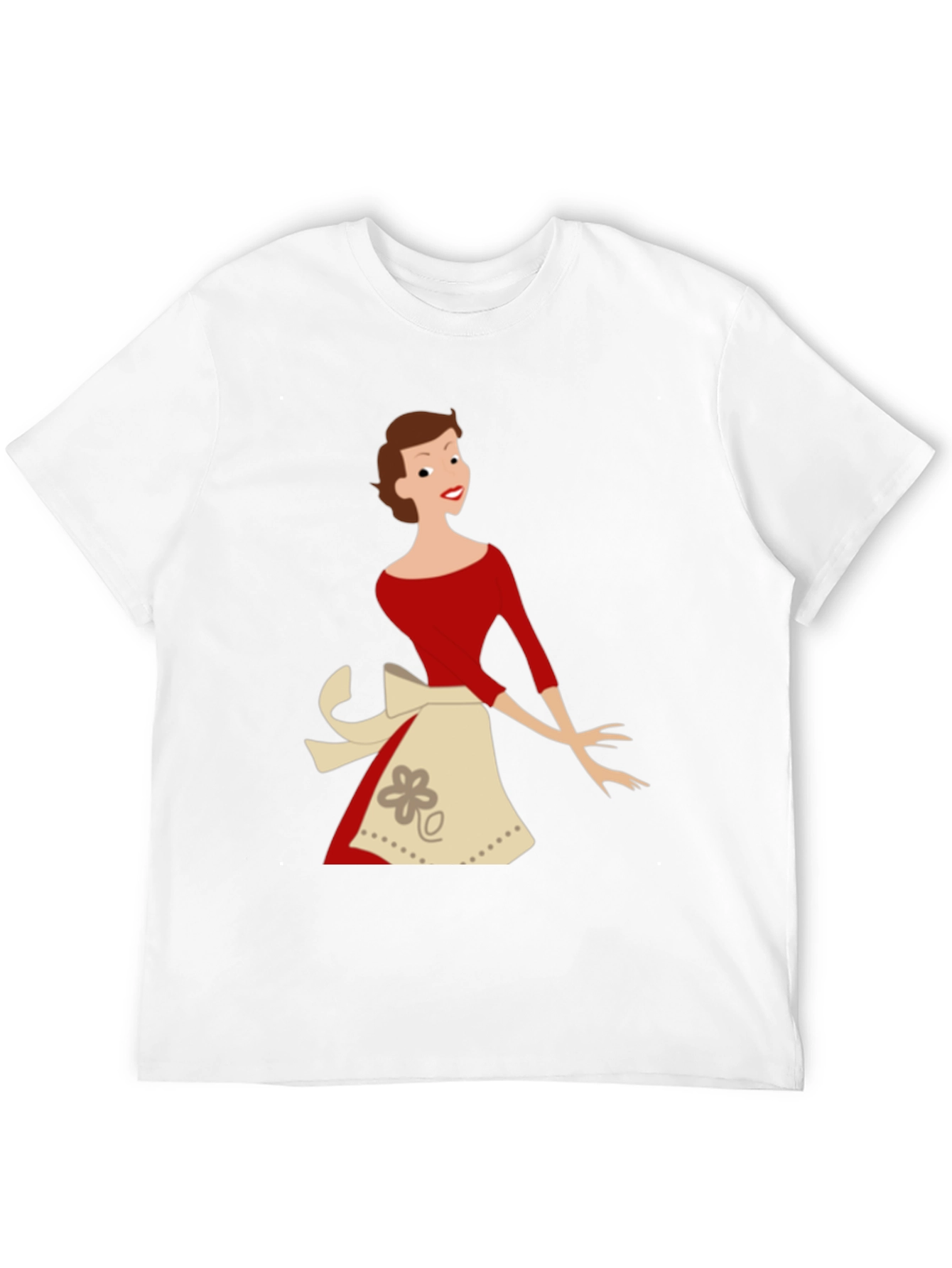 Black Retro Housewife T-Shirt - Black view 12