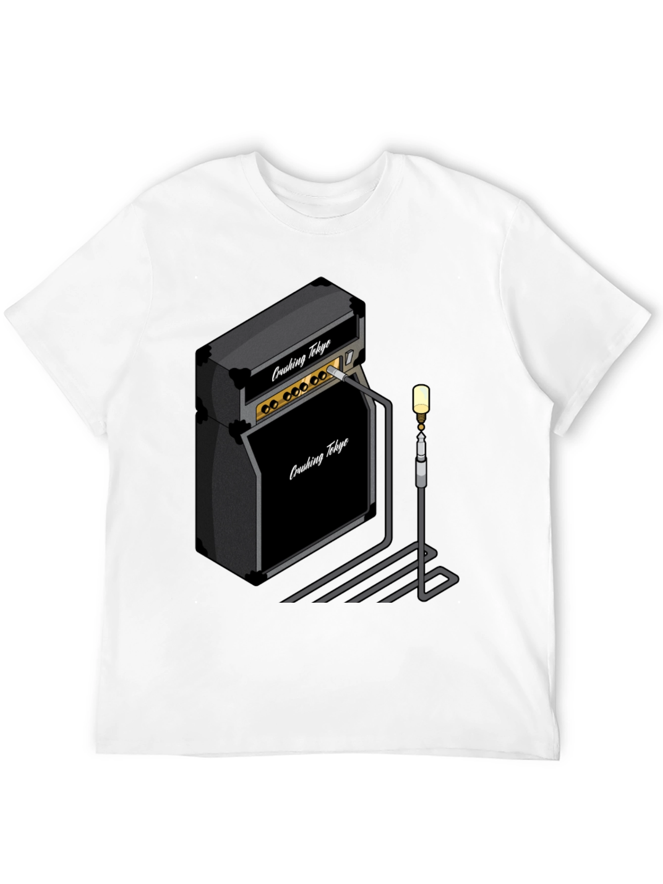 Black Crushing Tokyo Amp T-Shirt - Black Graphic Tee view 12