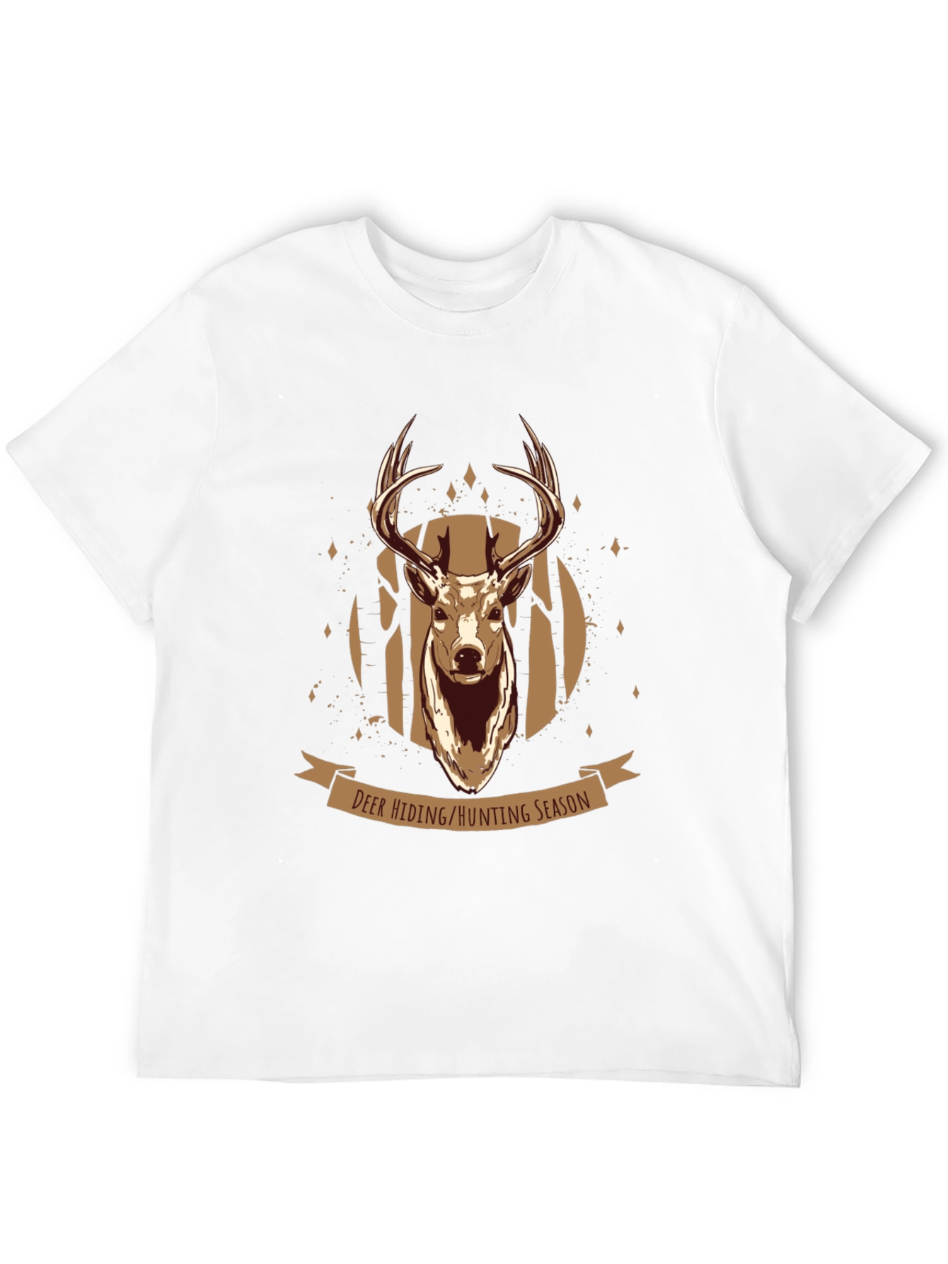 Black Deer Hunting Season Graphic Tee view 12