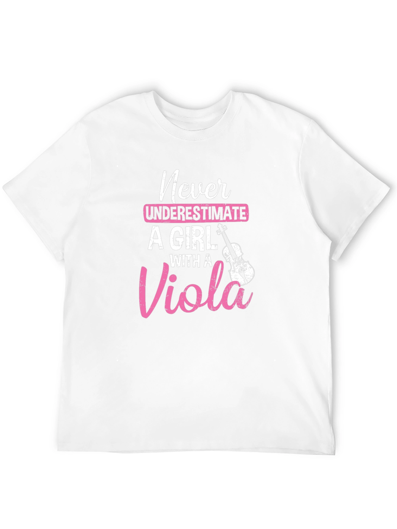 Black Never Underestimate A Girl With A Viola T-Shirt view 12