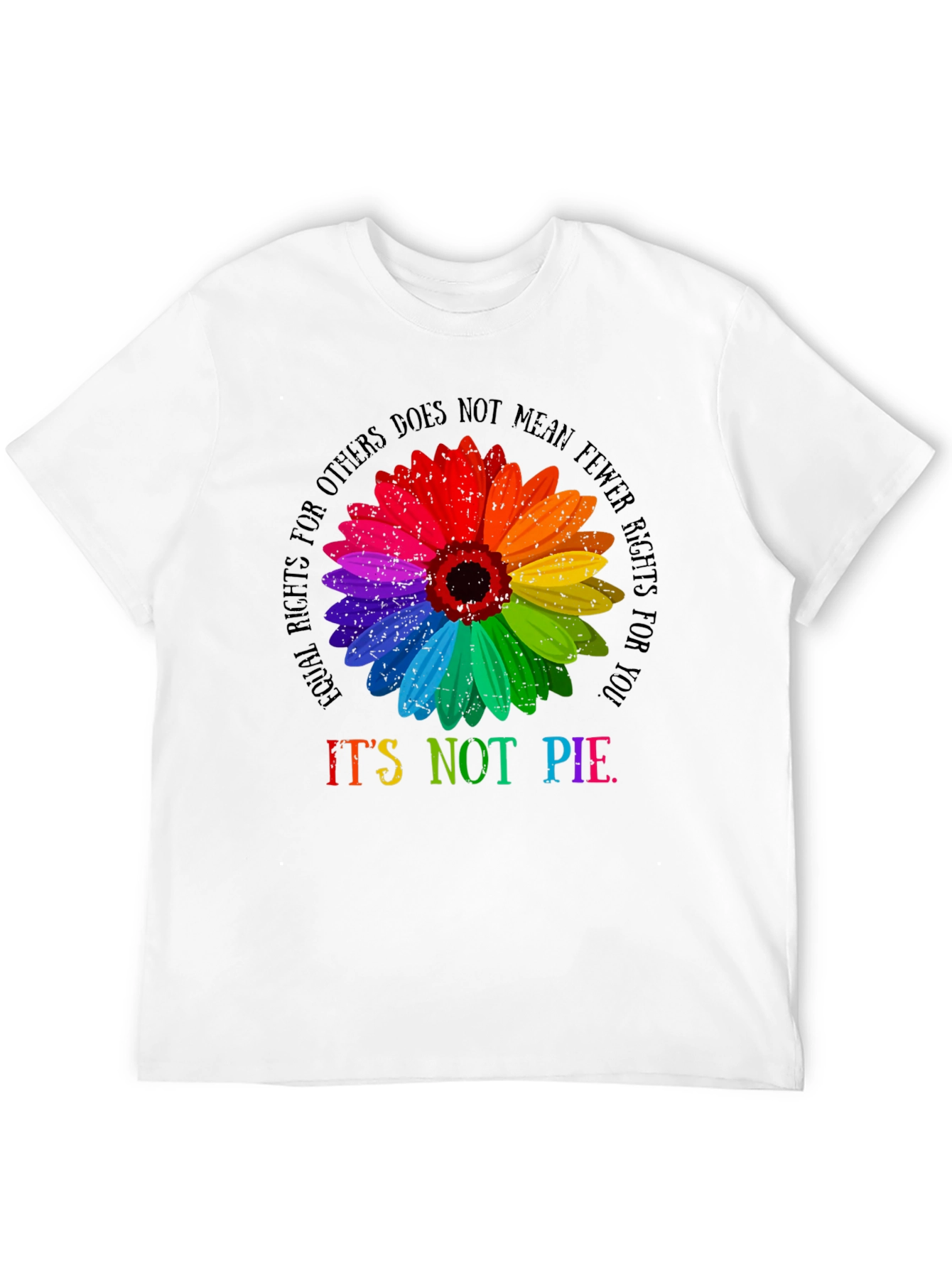 Black LGBTQ+ Rights Equality Sunflower Graphic Tee view 12