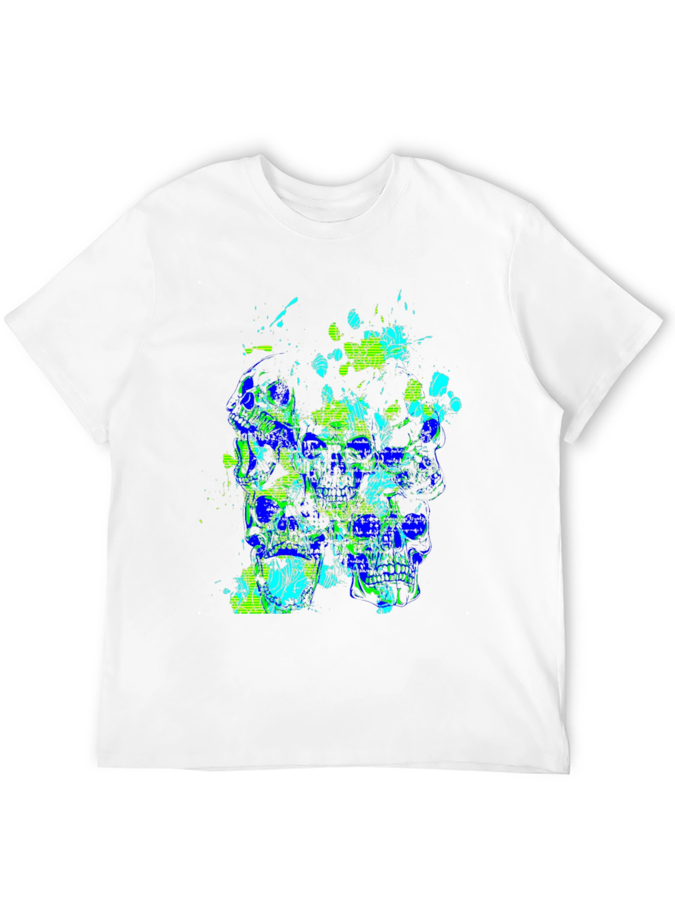 Black Skull Graphic Black T-Shirt view 12