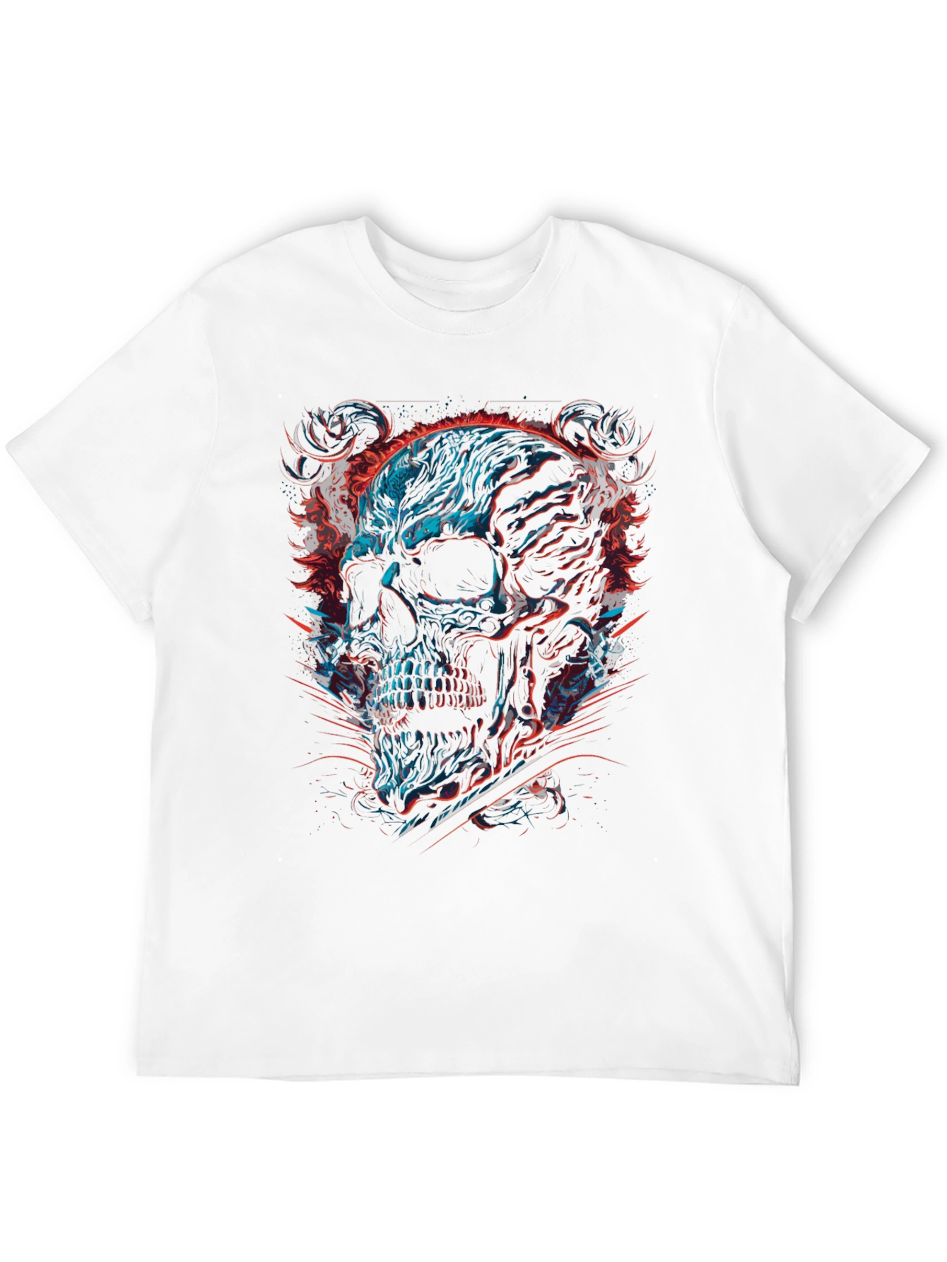 Black Skull Graphic Tee - Bold & Edgy Style view 12