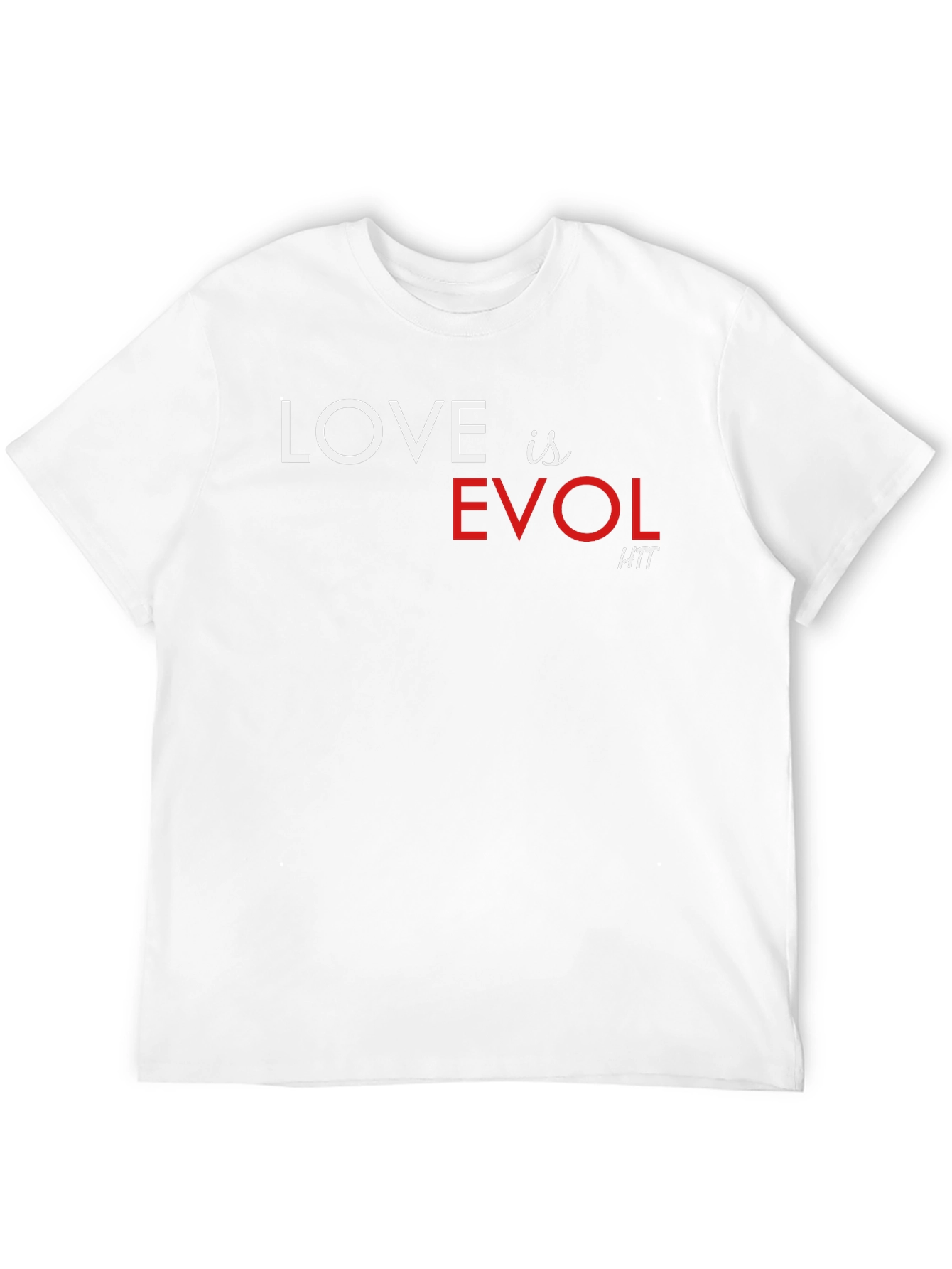 Black Love is EVOL Tee - Black Graphic T-Shirt view 12