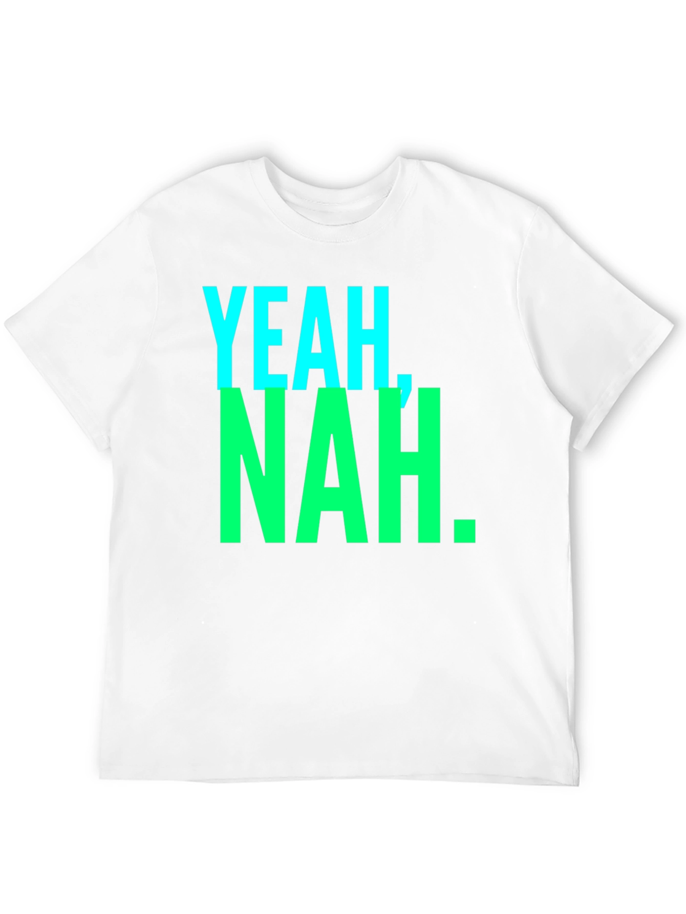 Black Yeah, Nah. Graphic Tee - Casual Style view 12