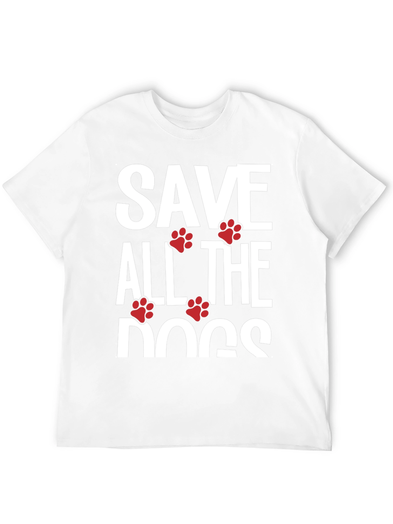 Black Save All The Dogs T-Shirt - Animal Lover Tee view 12