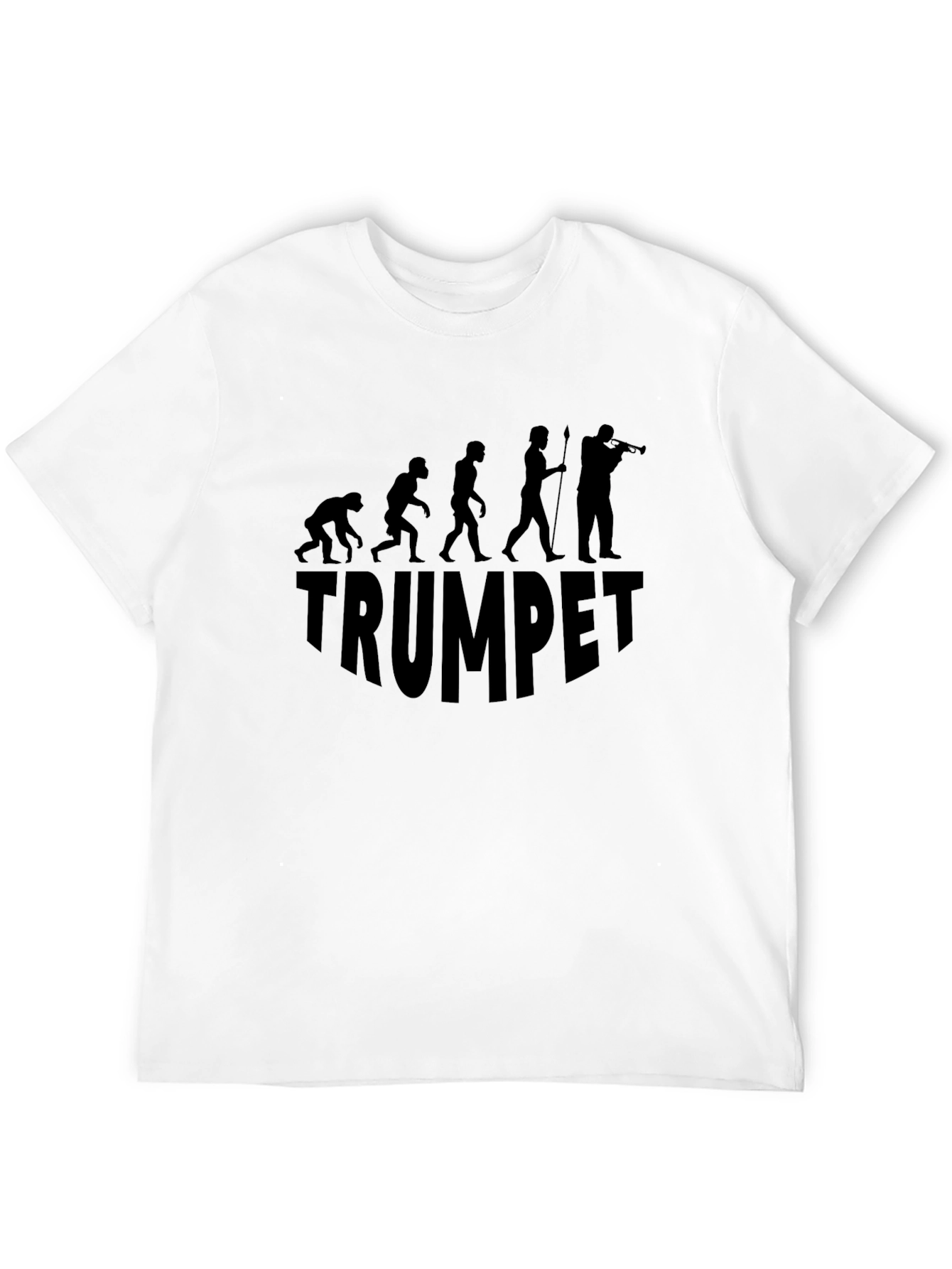 Black Trumpet Evolution Graphic Tee - Black view 12