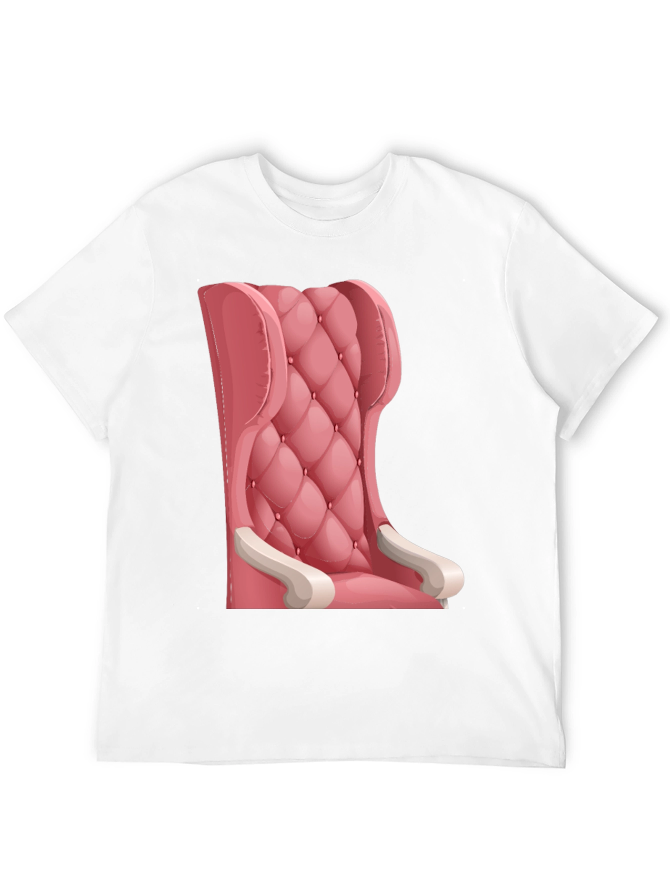 Black Pink Throne T-Shirt: Cartoon Style Tee view 12