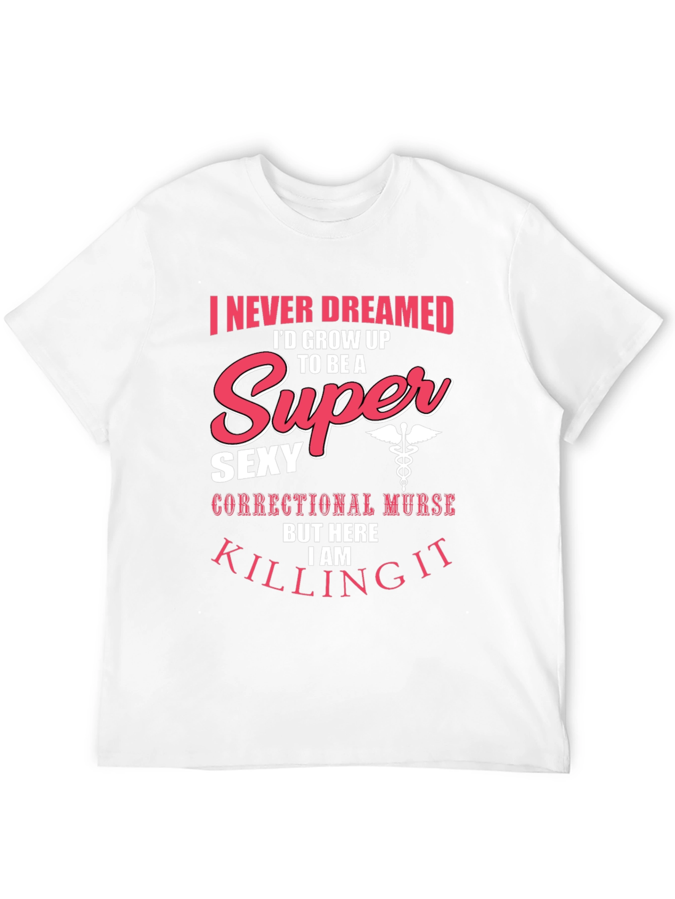 Black Super Sexy Correctional Nurse T-Shirt view 12