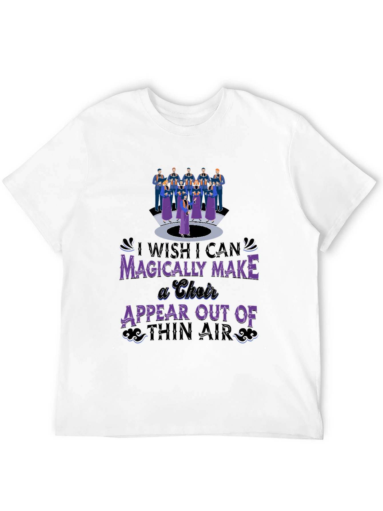 Black Magical Choir T-Shirt - Music Lover's Tee view 12