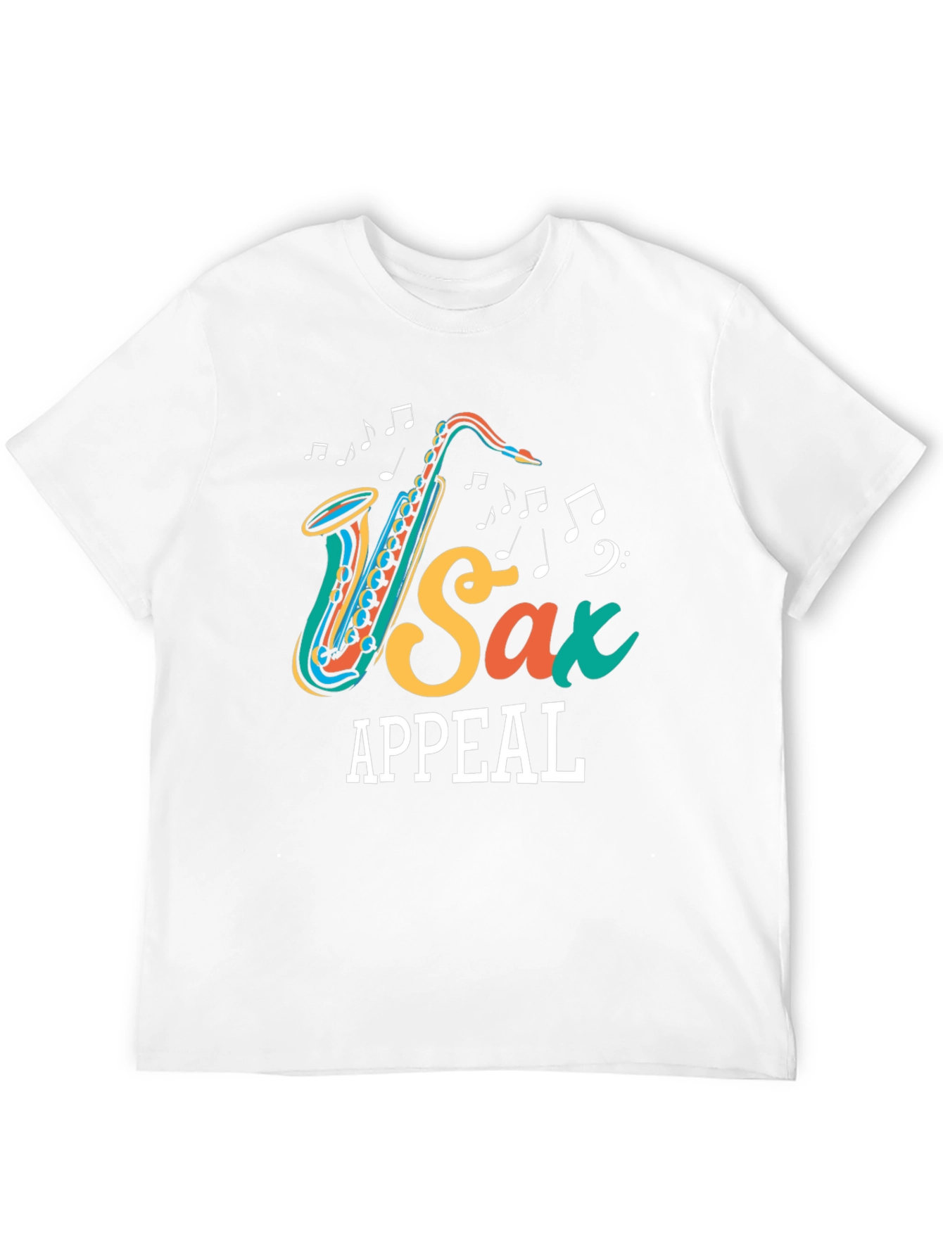Black Sax Appeal Graphic Tee - Music Lover's T-Shirt view 12