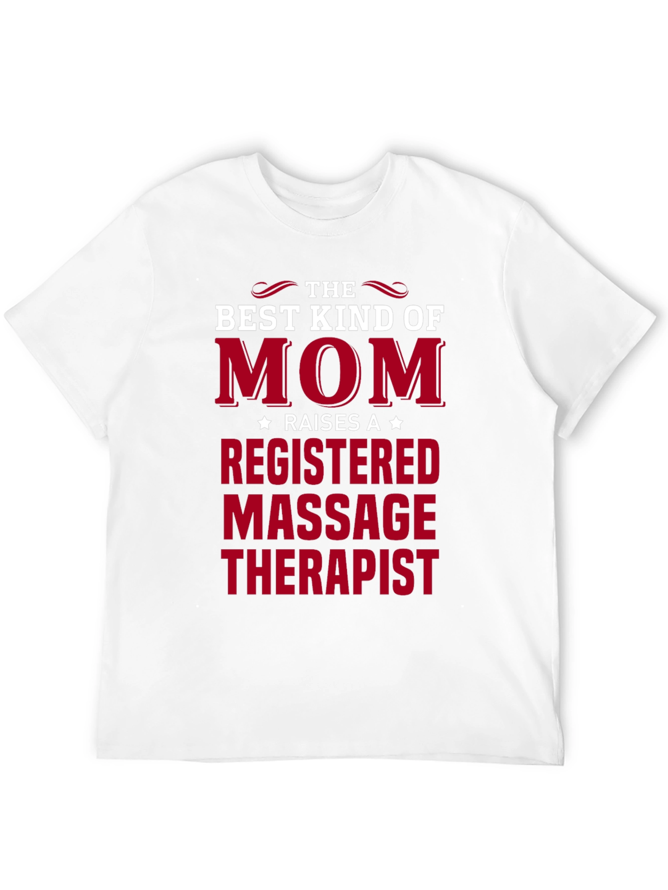 Black Mom Raises Massage Therapist T-Shirt view 12