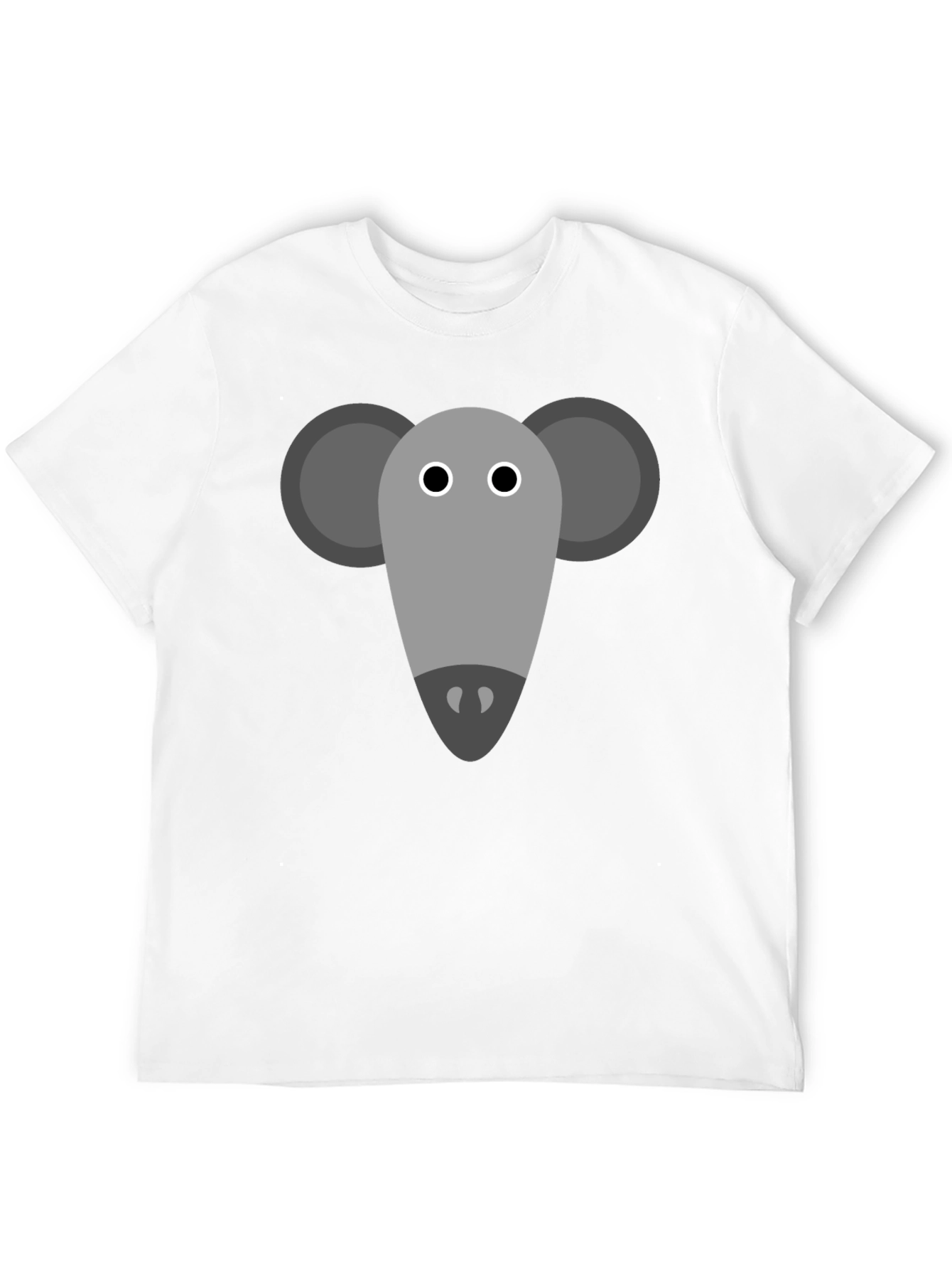 Black Mouse Graphic Tee - Black Cotton Casual Shirt view 12