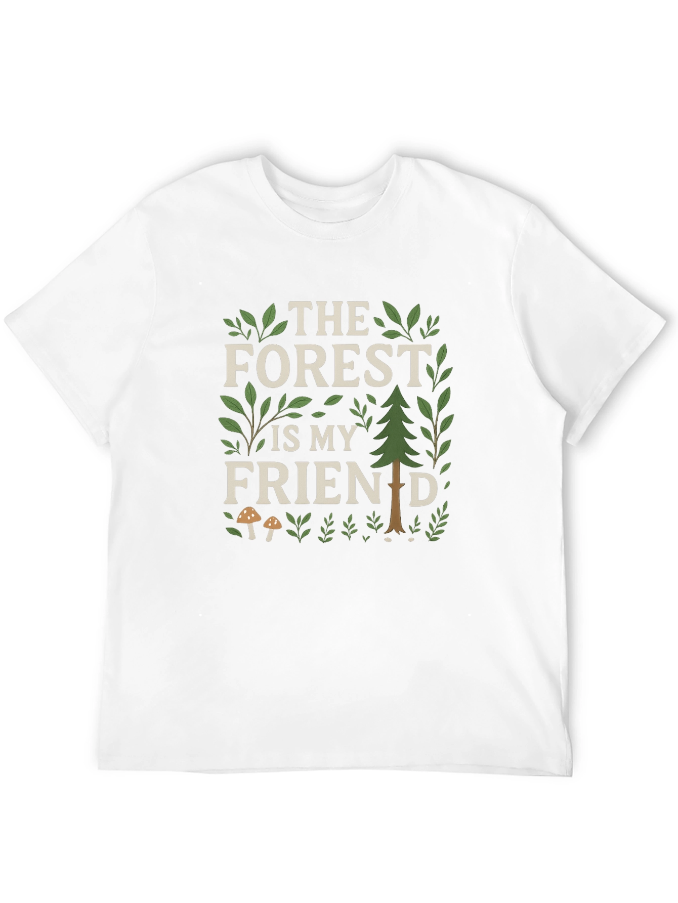 Black Forest Friend Graphic Tee - Nature Lover's Shirt view 12