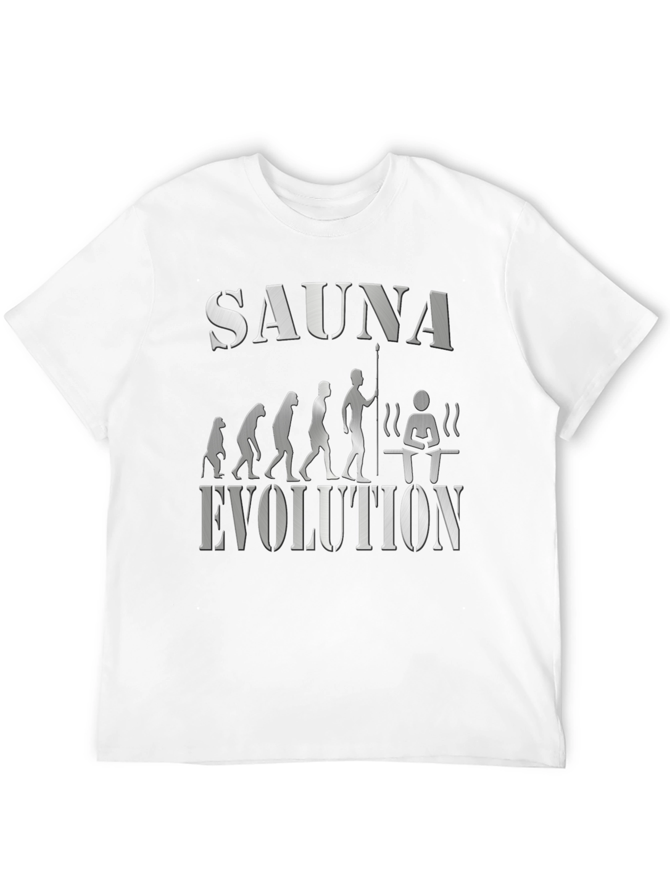 Black Sauna Evolution Graphic T-Shirt view 12