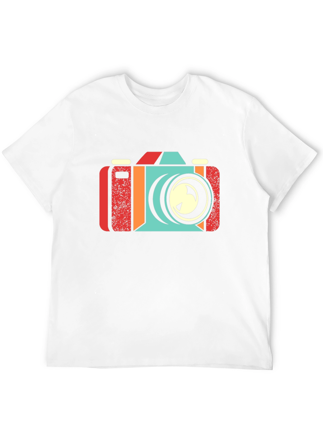 Black Retro Camera Graphic T-Shirt - Black view 12