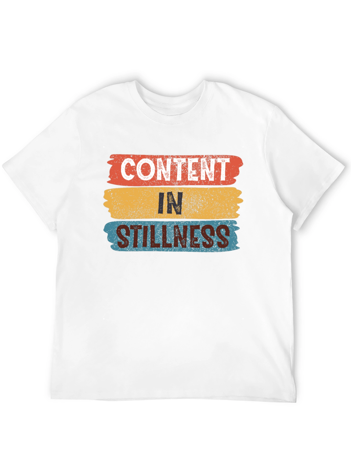 Black Content in Stillness T-Shirt, Relaxed Fit view 12