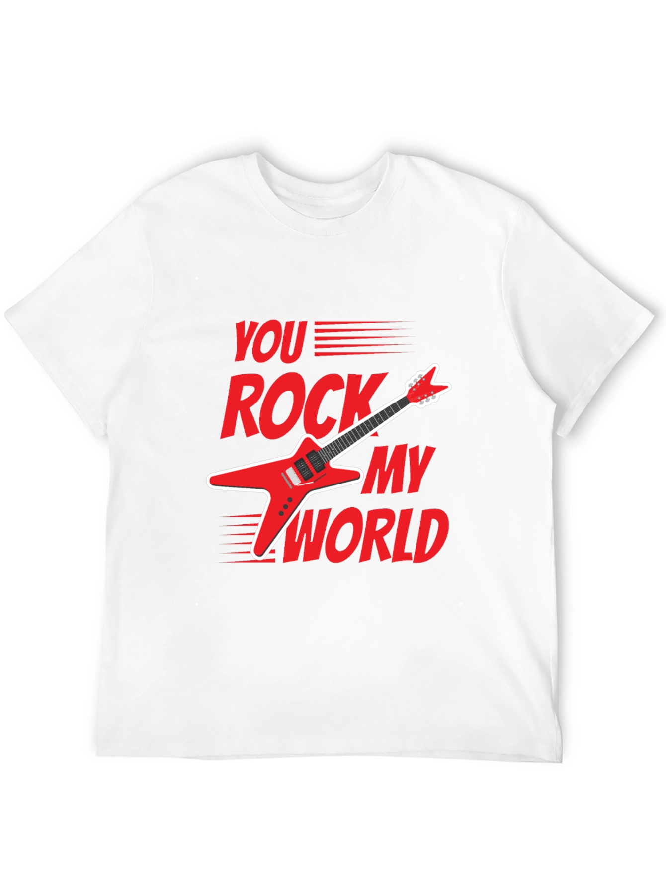 Black You Rock My World Graphic Tee view 12