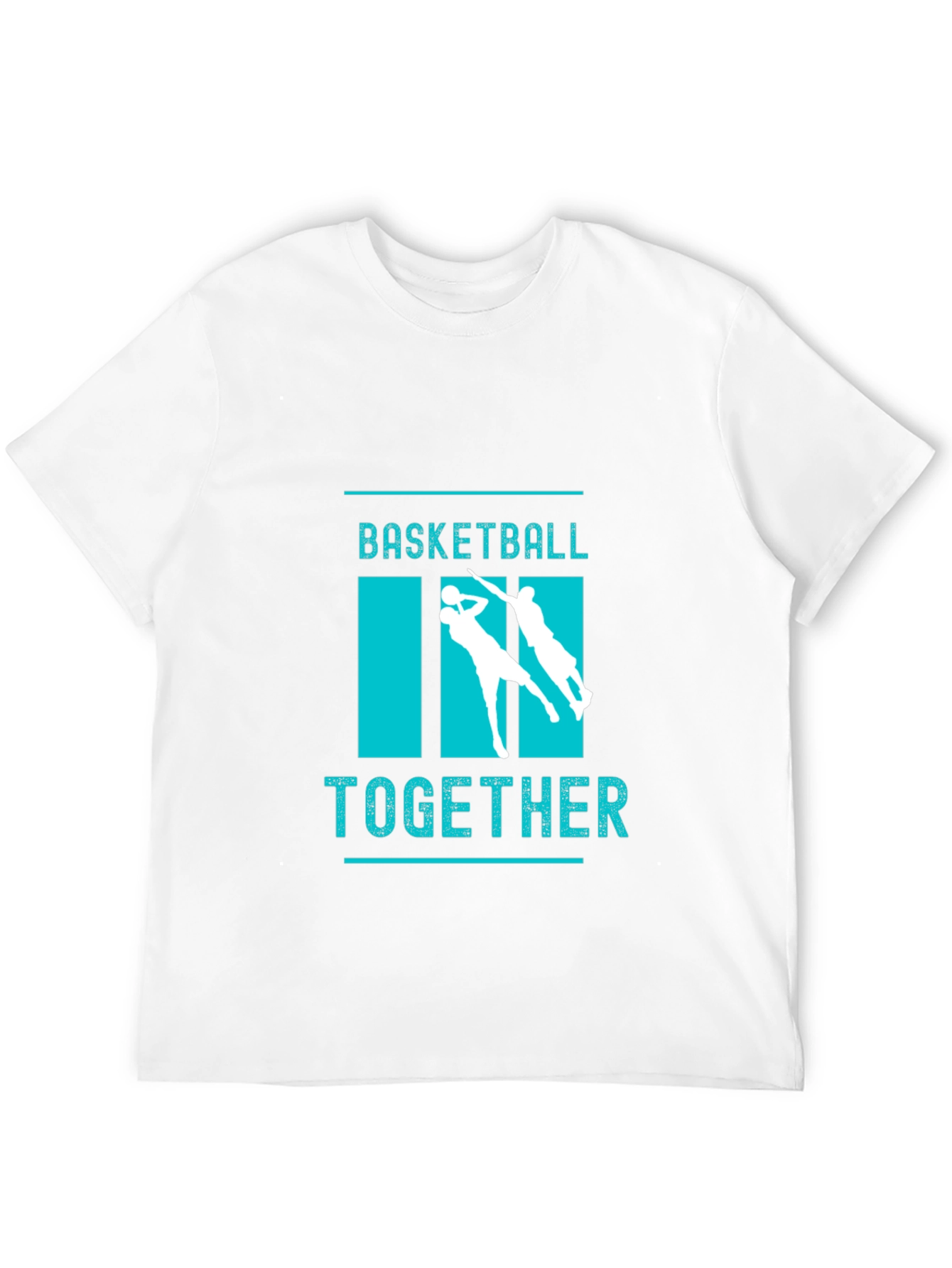 Black Basketball Together Graphic Tee view 12